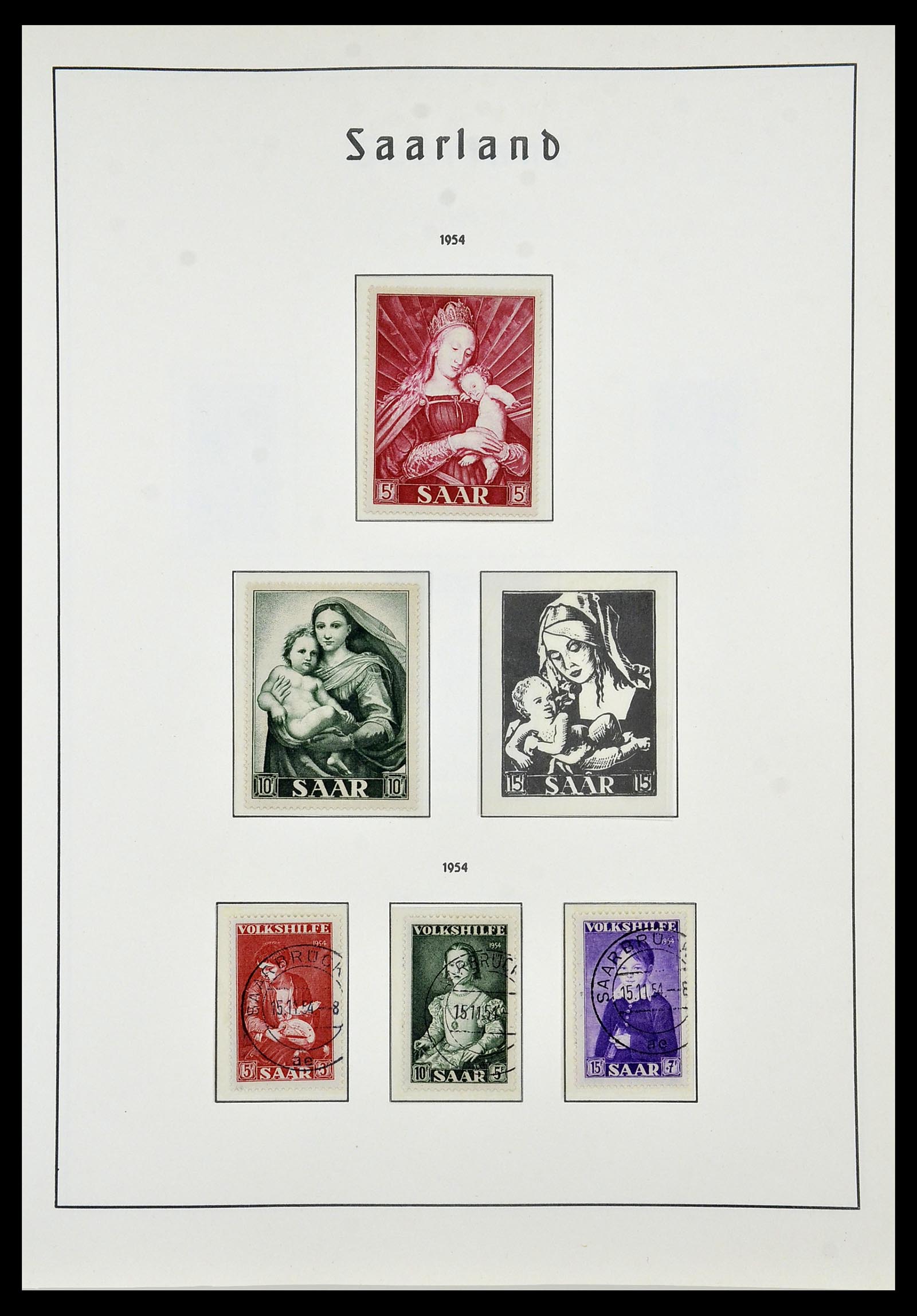 34053 065 - Stamp collection 34053 German Zones 1945-1949.