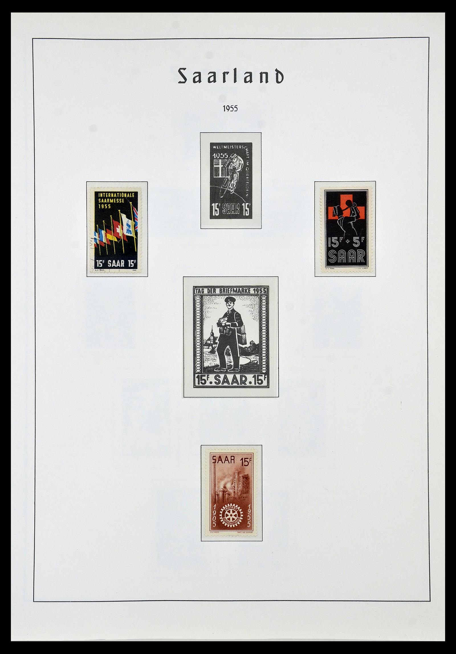 34053 066 - Stamp collection 34053 German Zones 1945-1949.