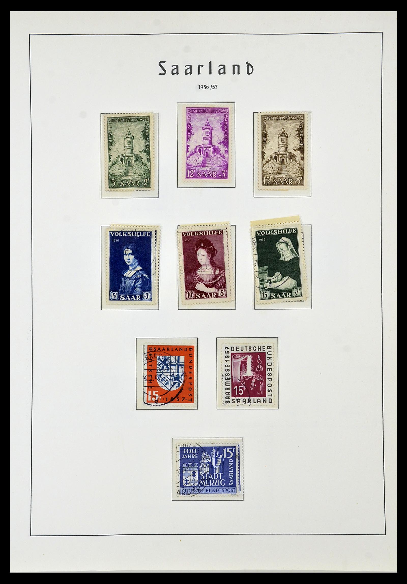 34053 068 - Stamp collection 34053 German Zones 1945-1949.