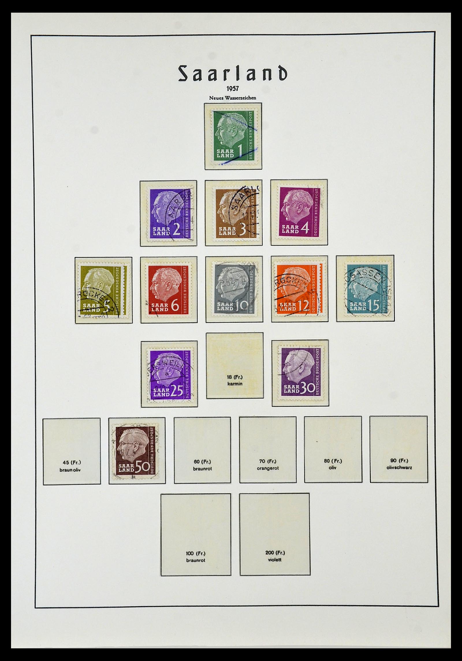 34053 069 - Stamp collection 34053 German Zones 1945-1949.