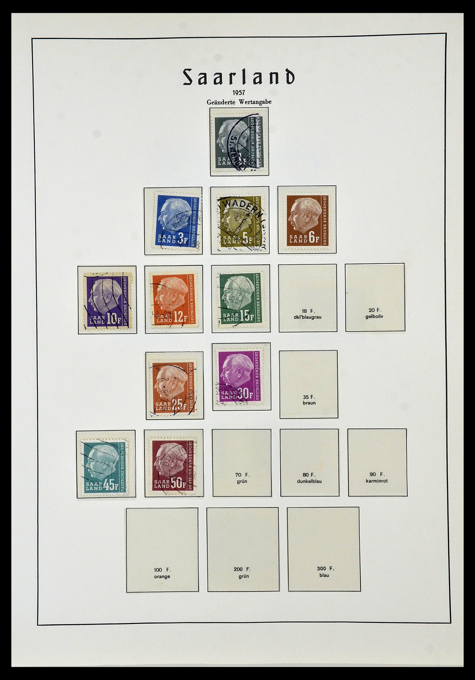 34053 070 - Stamp collection 34053 German Zones 1945-1949.