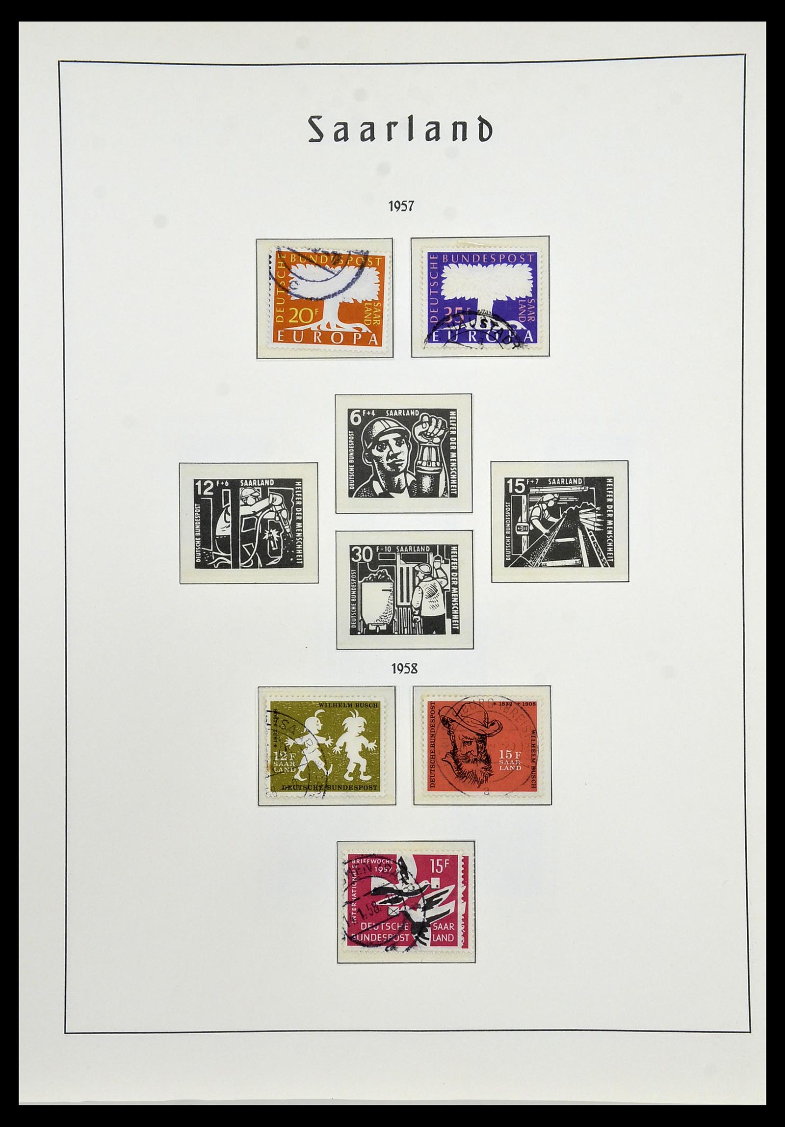 34053 071 - Stamp collection 34053 German Zones 1945-1949.