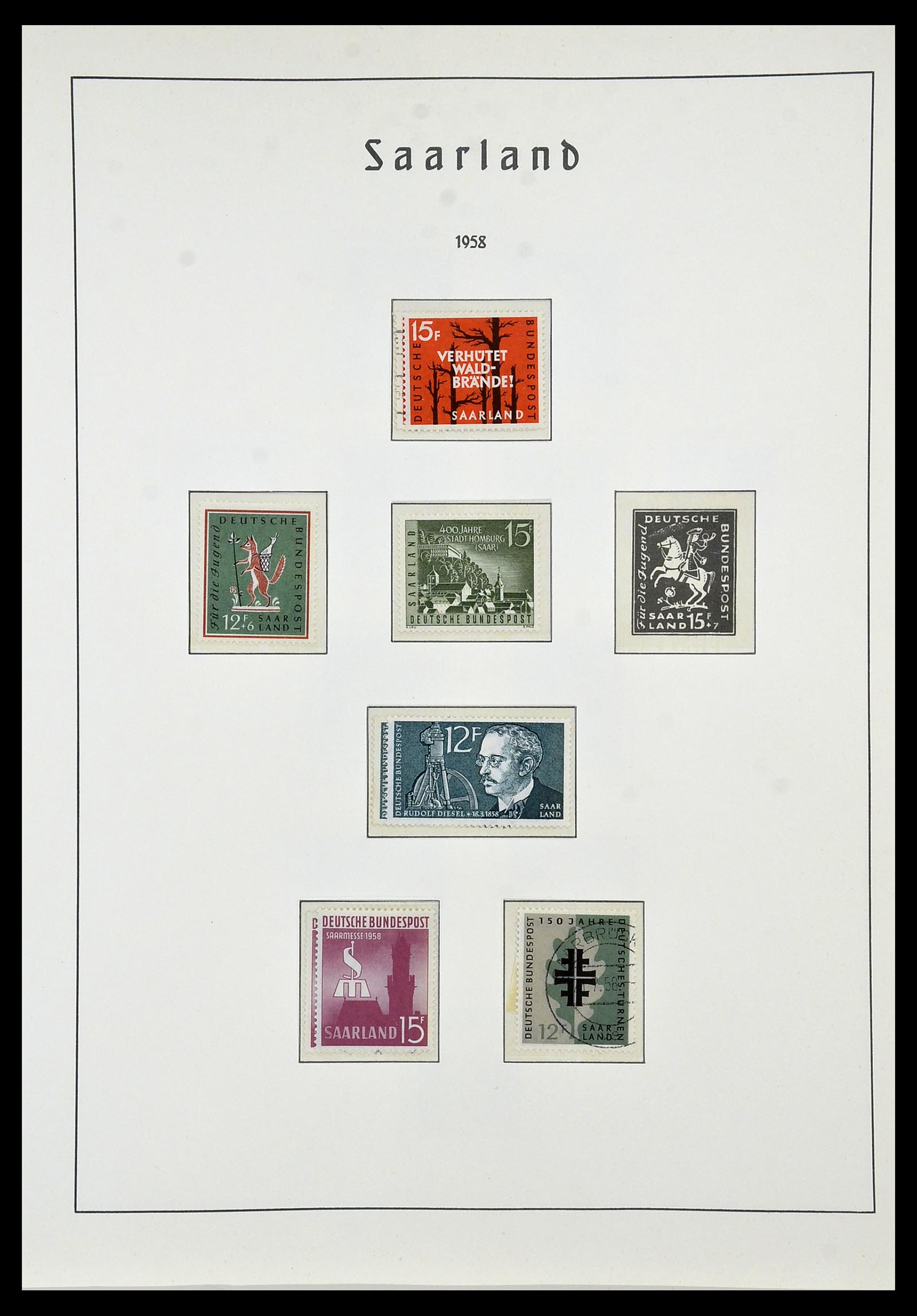 34053 072 - Stamp collection 34053 German Zones 1945-1949.