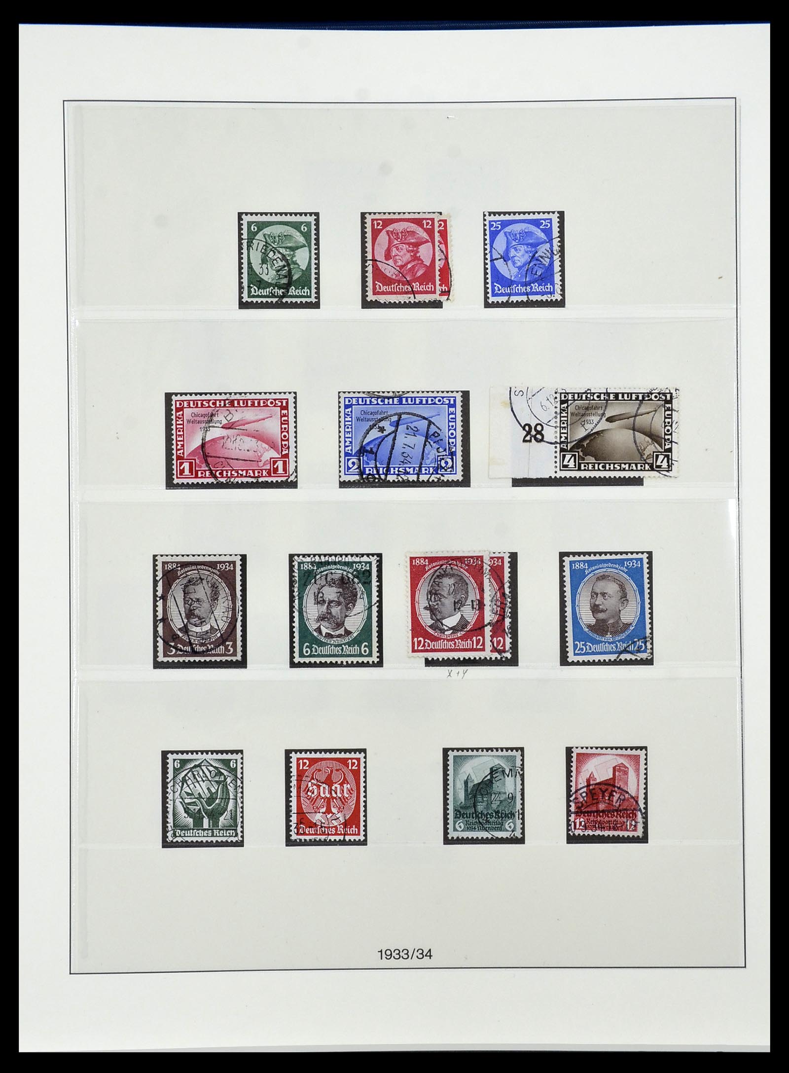 34055 001 - Postzegelverzameling 34055 Duitse Rijk 1933-1945.