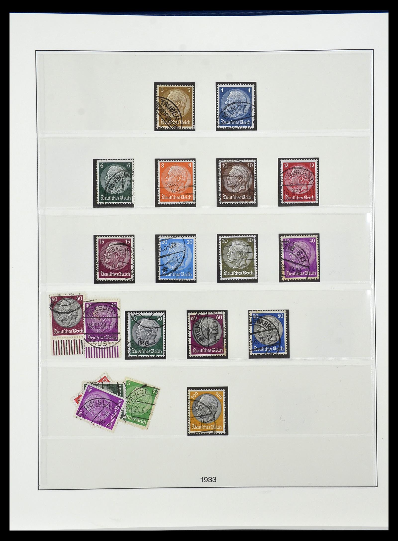 34055 002 - Stamp collection 34055 German Reich 1933-1945.