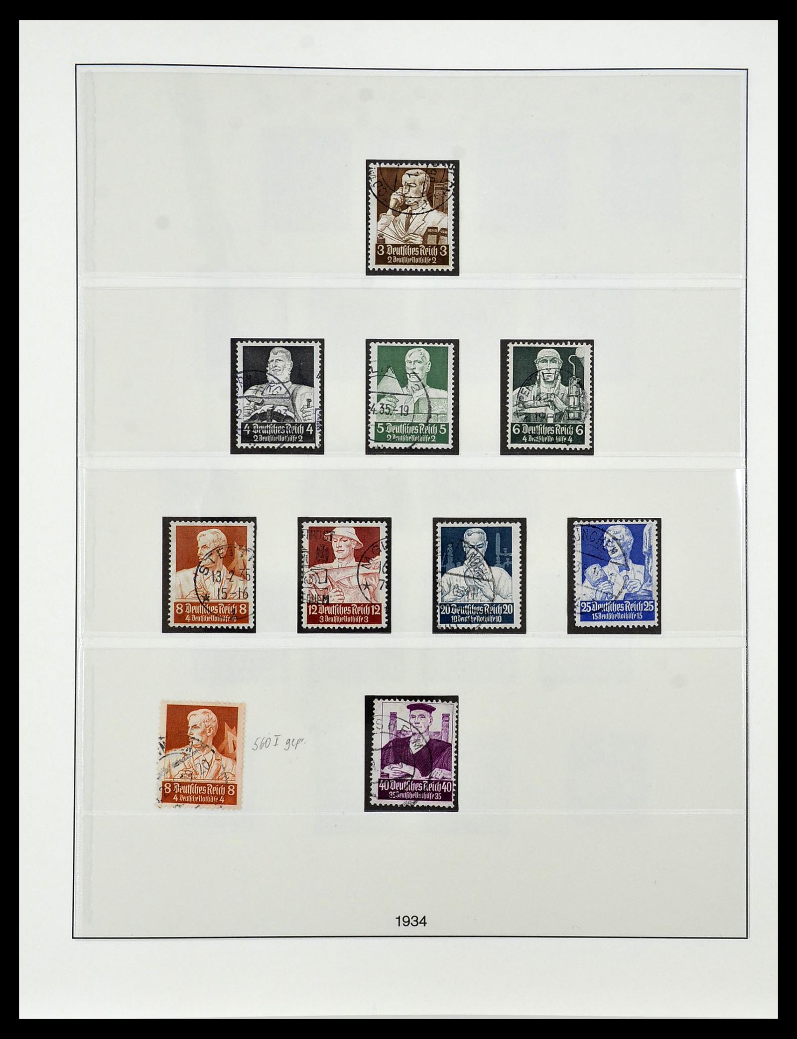 34055 007 - Stamp collection 34055 German Reich 1933-1945.