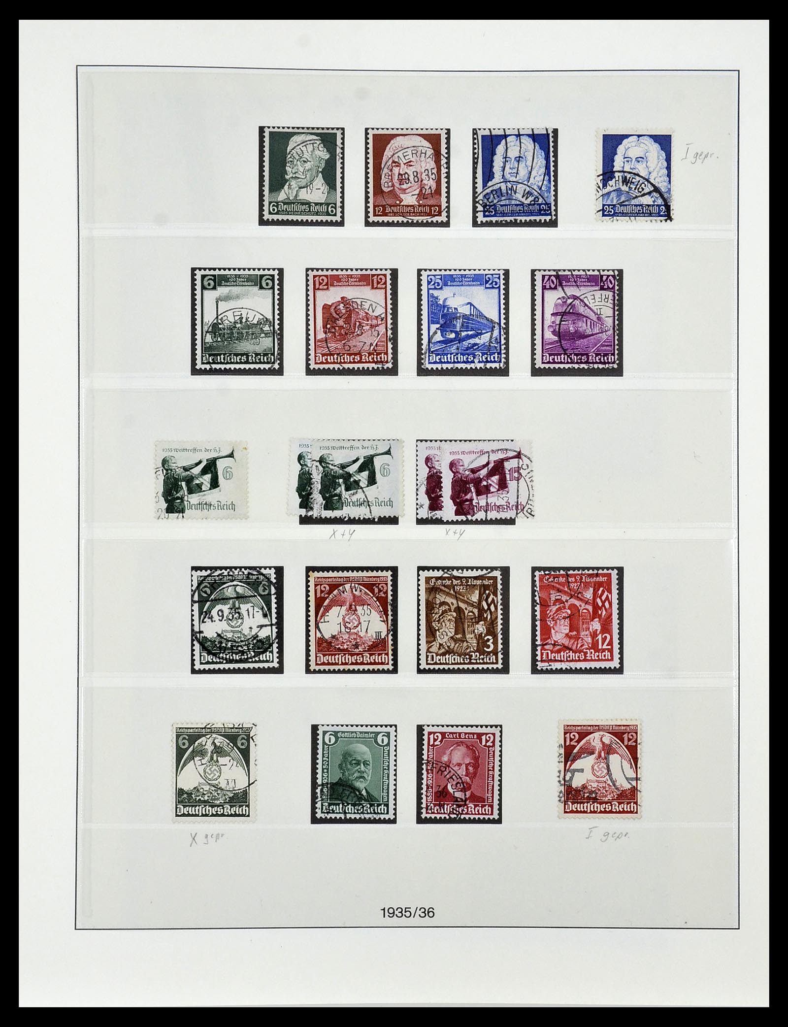 34055 008 - Stamp collection 34055 German Reich 1933-1945.