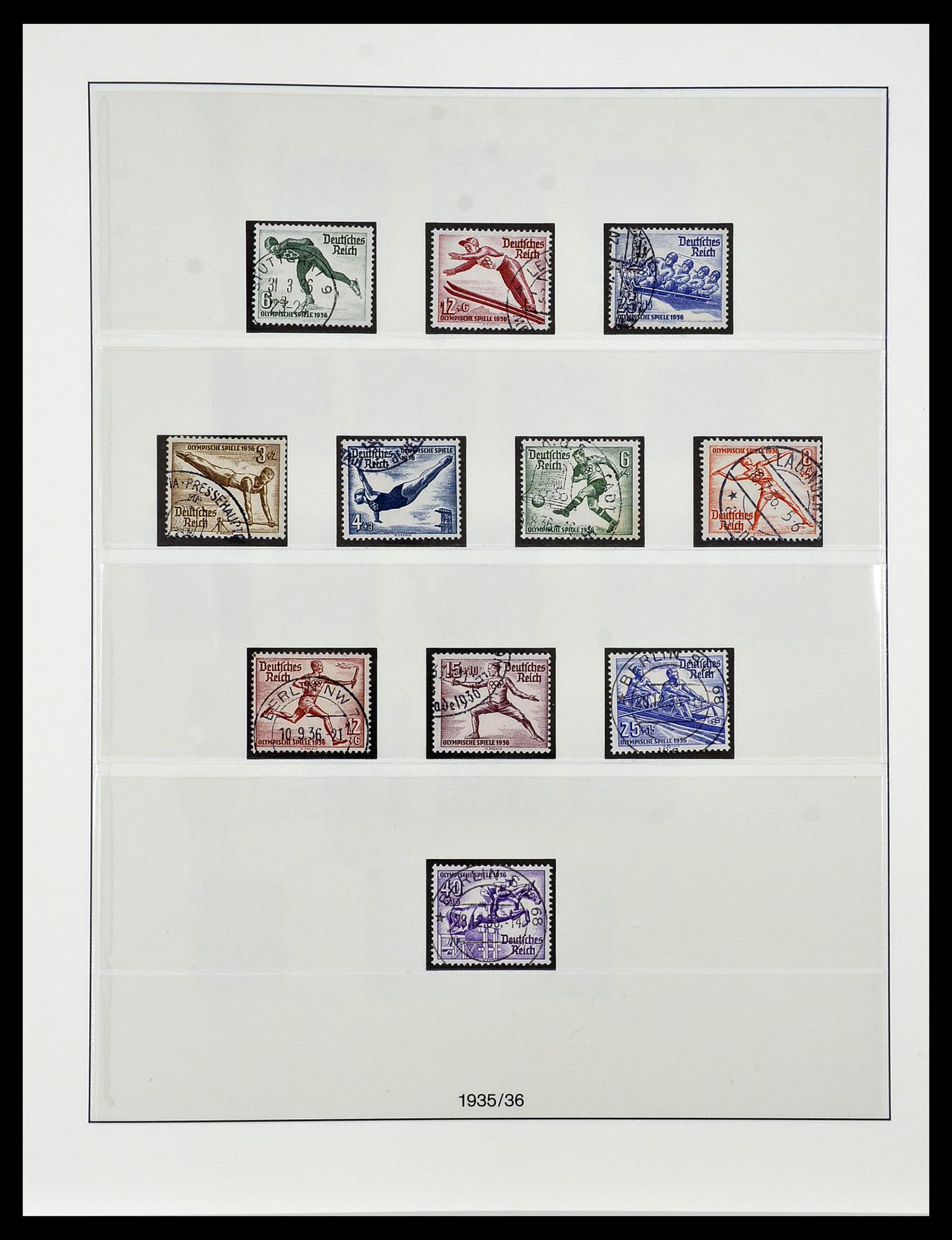 34055 012 - Postzegelverzameling 34055 Duitse Rijk 1933-1945.