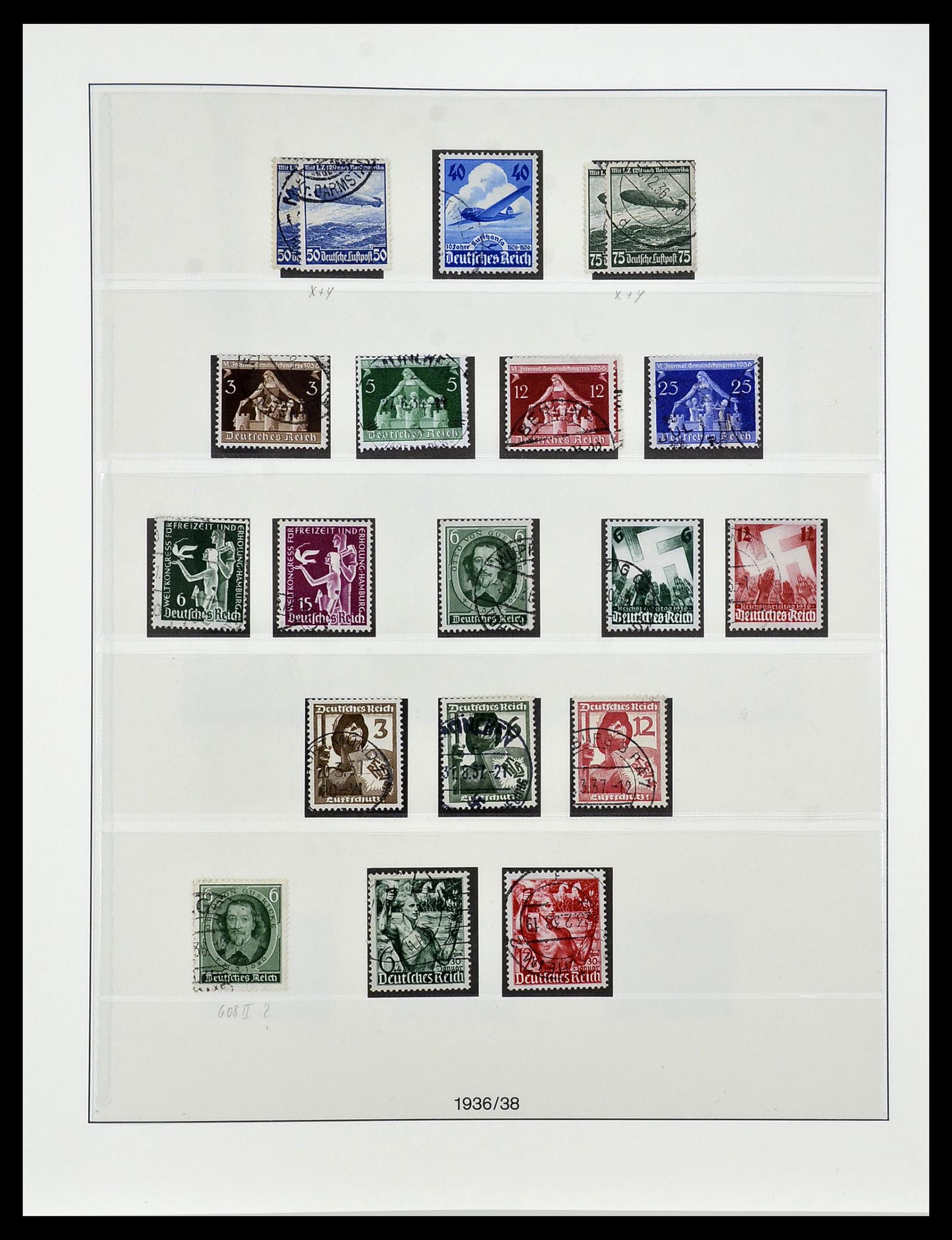34055 013 - Postzegelverzameling 34055 Duitse Rijk 1933-1945.