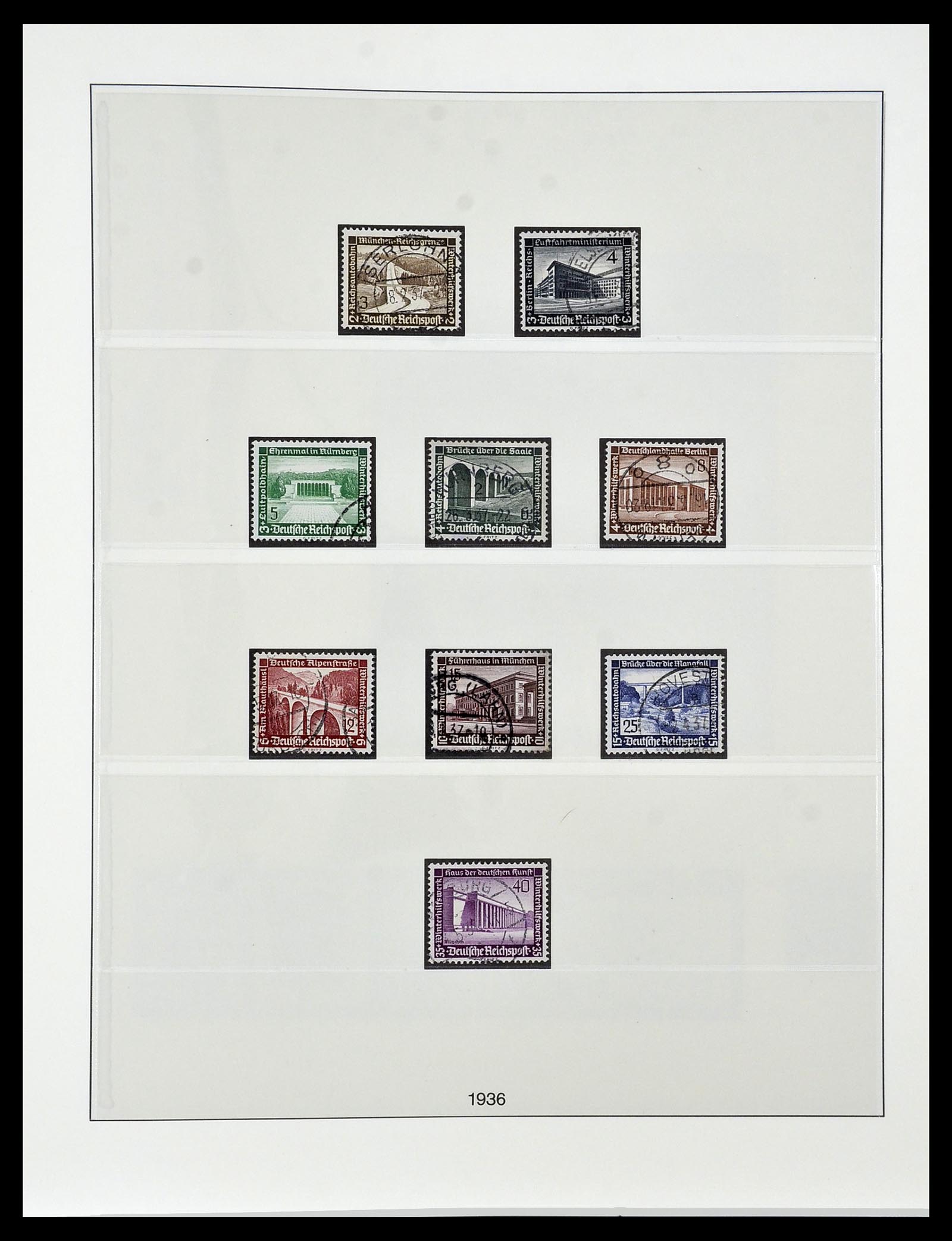 34055 017 - Postzegelverzameling 34055 Duitse Rijk 1933-1945.