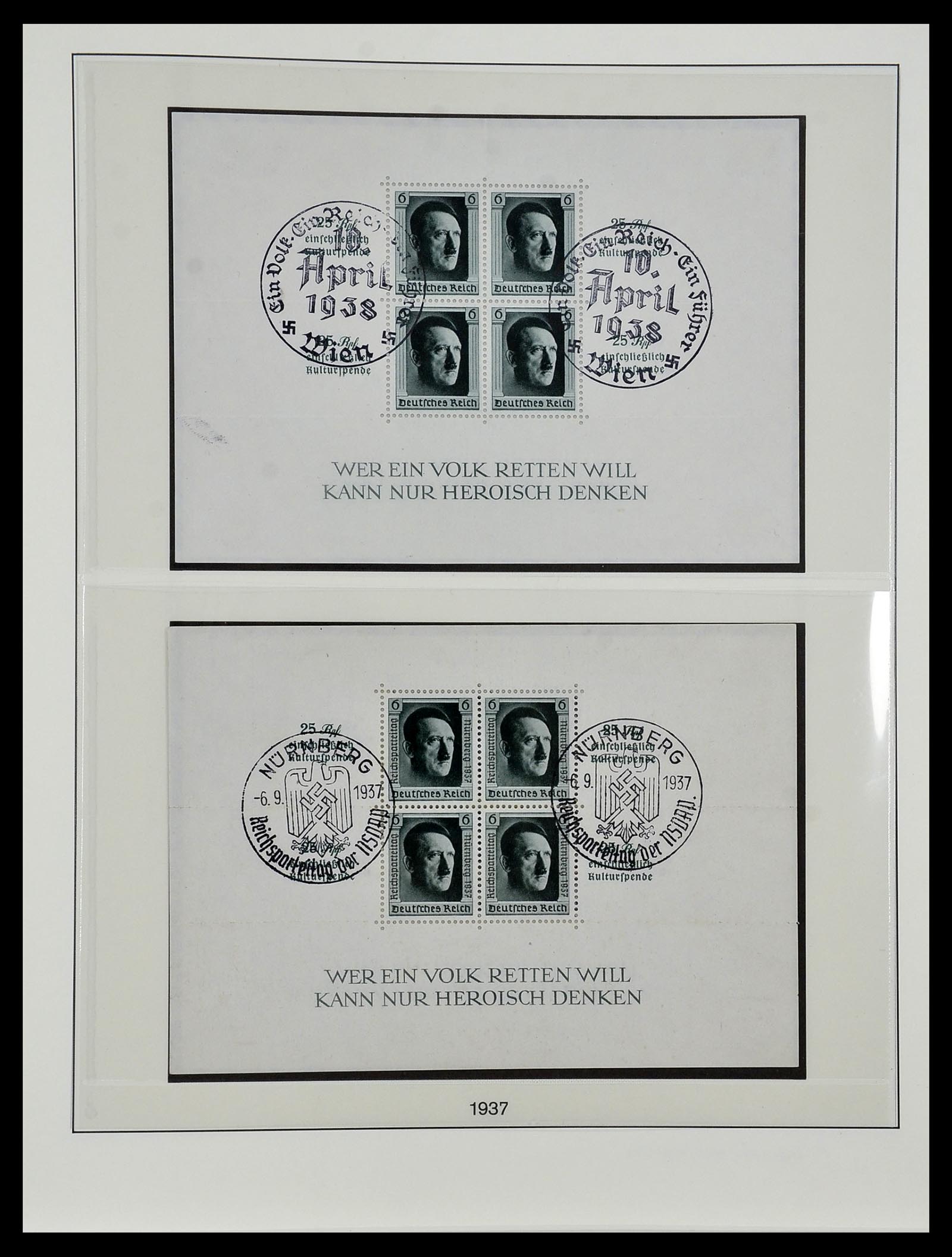 34055 024 - Postzegelverzameling 34055 Duitse Rijk 1933-1945.