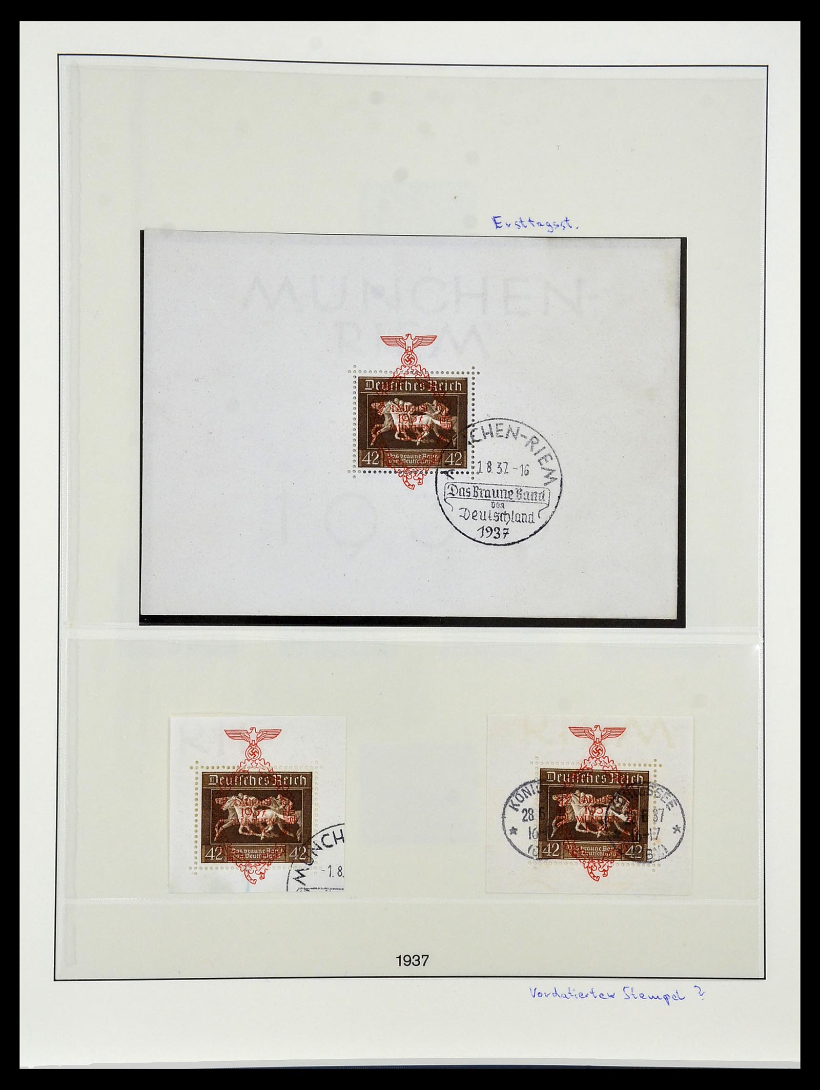 34055 025 - Postzegelverzameling 34055 Duitse Rijk 1933-1945.
