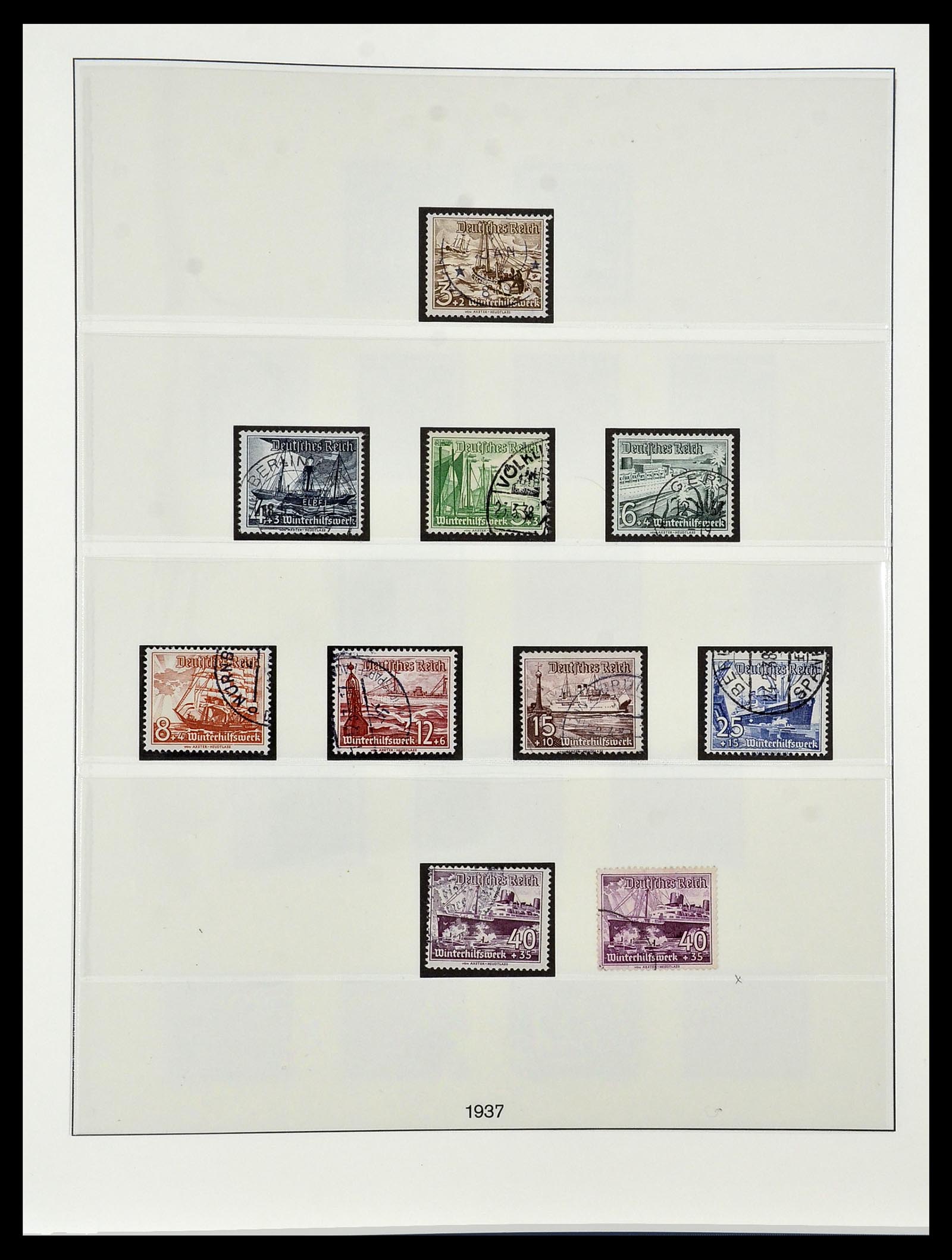 34055 026 - Postzegelverzameling 34055 Duitse Rijk 1933-1945.