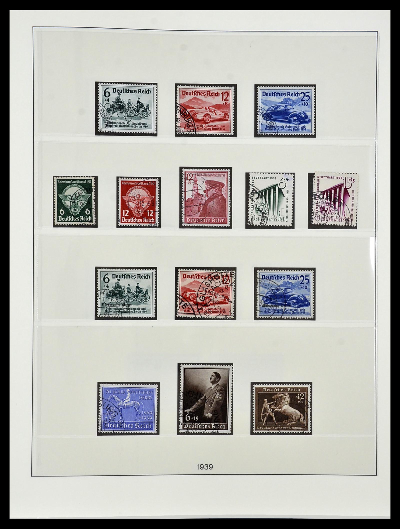 34055 029 - Postzegelverzameling 34055 Duitse Rijk 1933-1945.