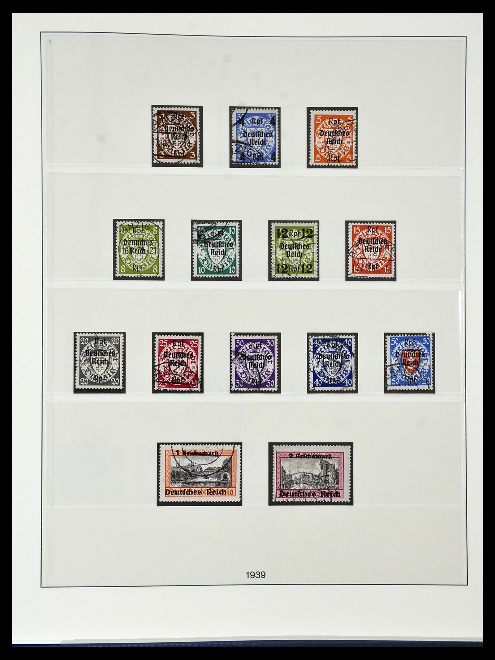 34055 031 - Postzegelverzameling 34055 Duitse Rijk 1933-1945.