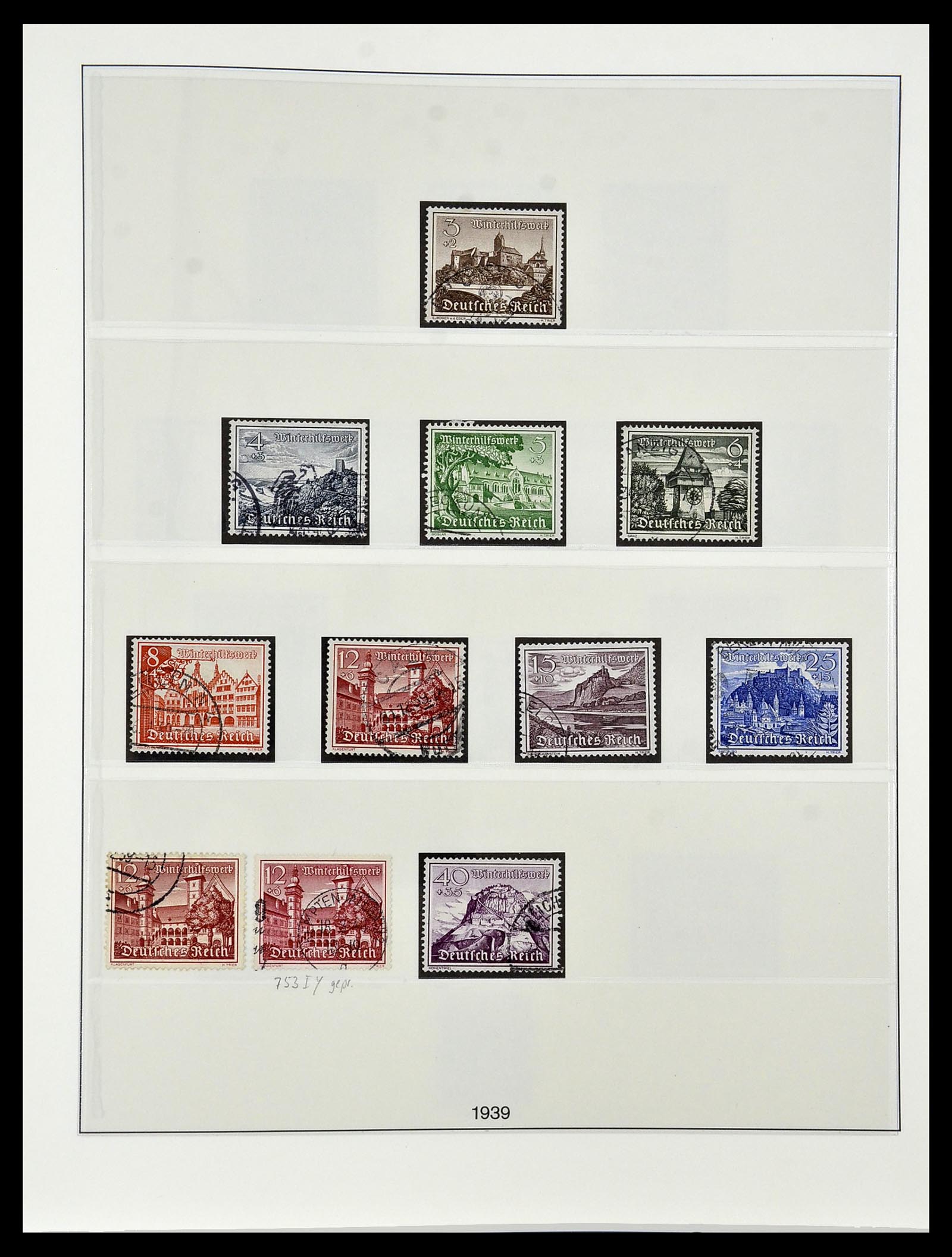 34055 032 - Stamp collection 34055 German Reich 1933-1945.