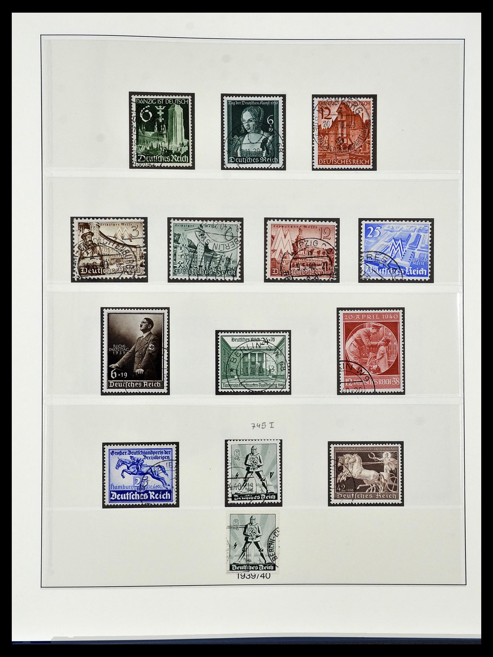 34055 033 - Postzegelverzameling 34055 Duitse Rijk 1933-1945.