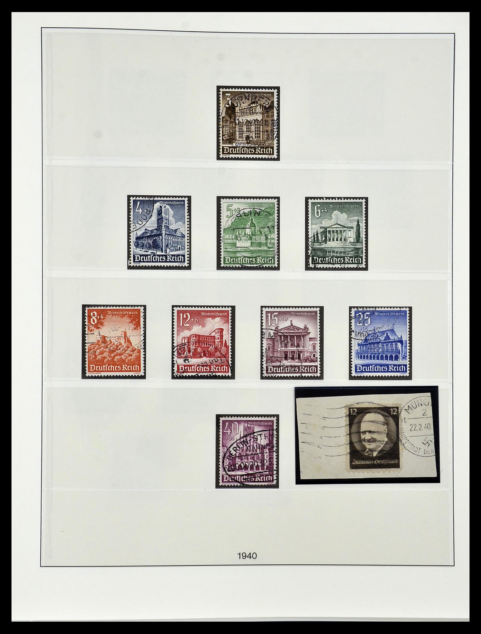 34055 034 - Stamp collection 34055 German Reich 1933-1945.