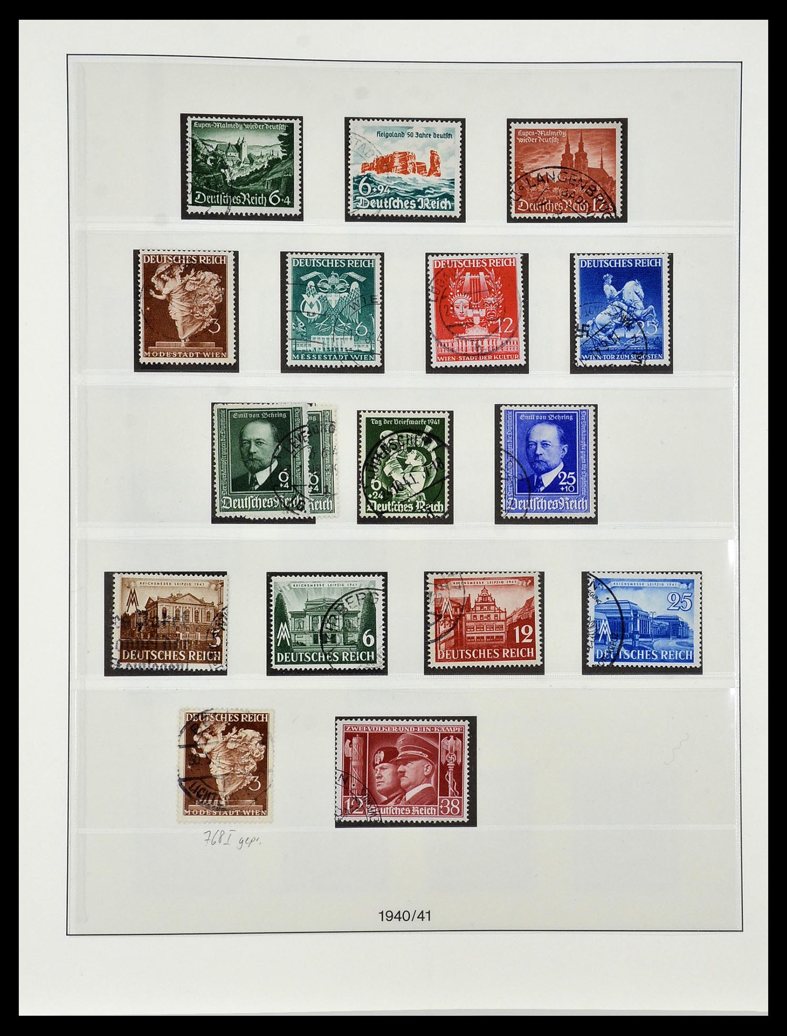 34055 035 - Postzegelverzameling 34055 Duitse Rijk 1933-1945.