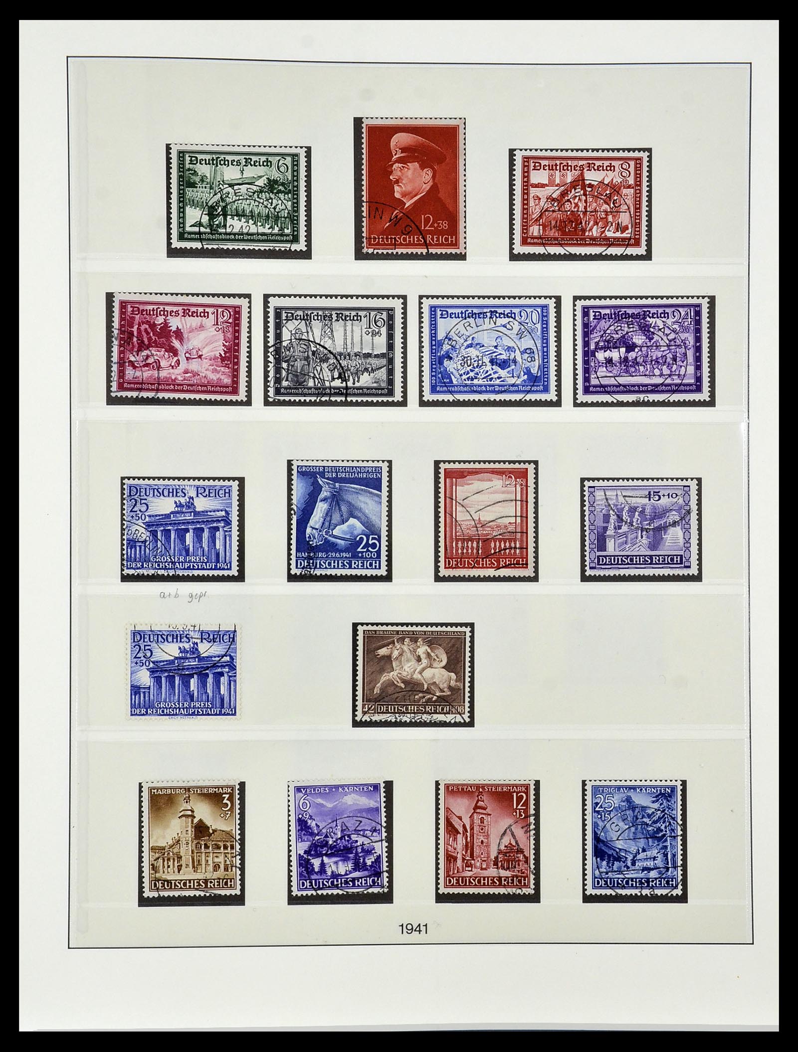 34055 036 - Postzegelverzameling 34055 Duitse Rijk 1933-1945.