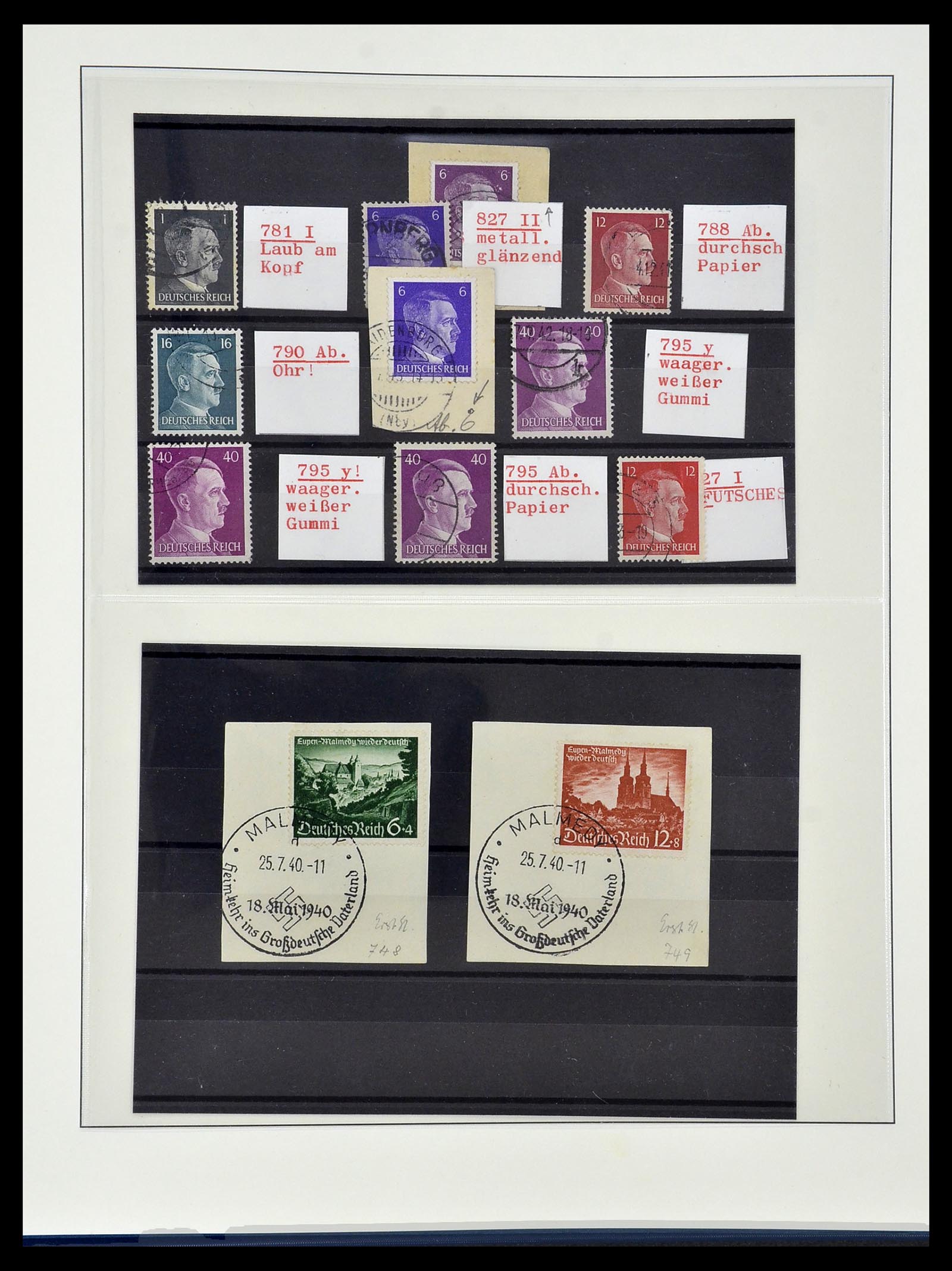 34055 038 - Postzegelverzameling 34055 Duitse Rijk 1933-1945.
