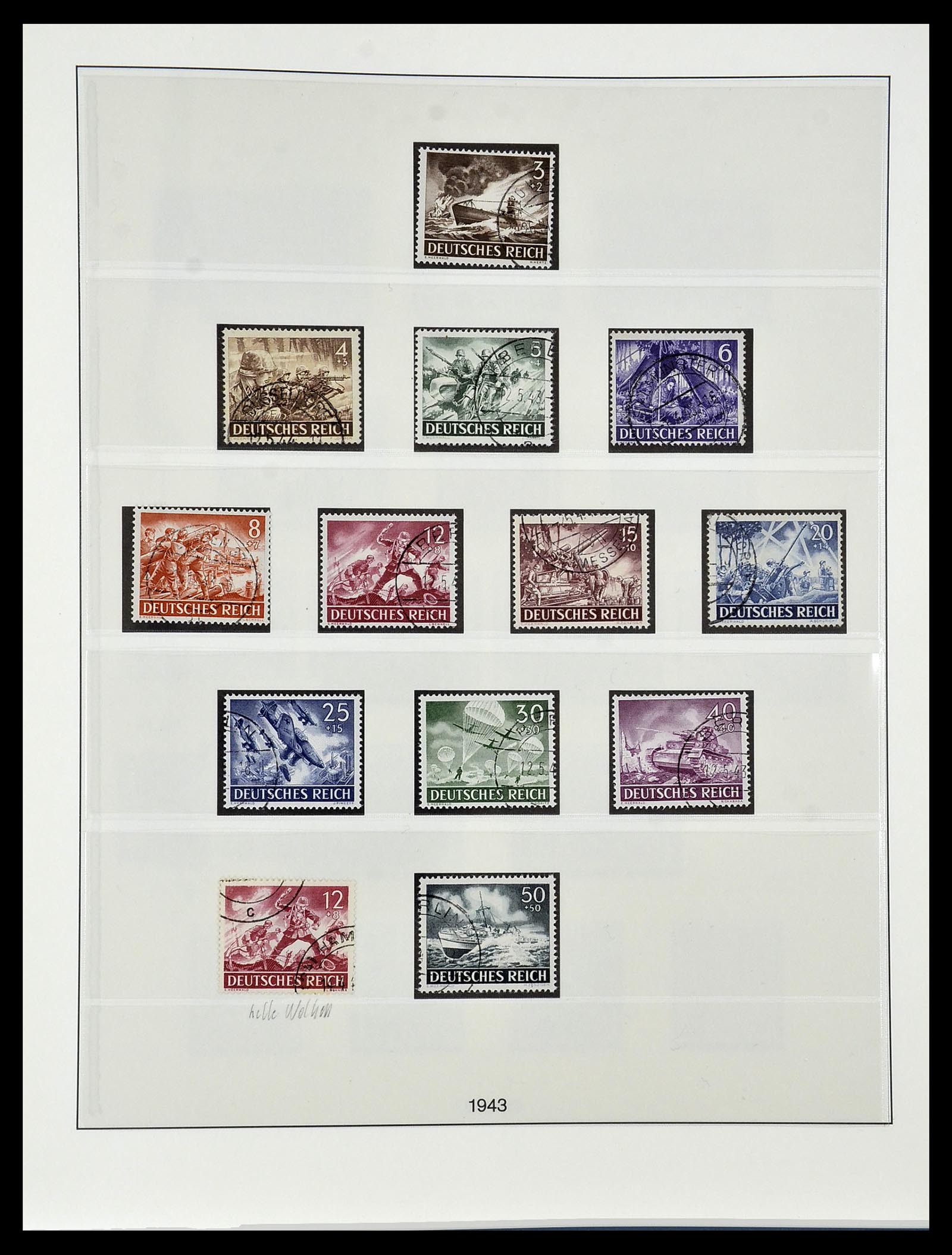 34055 041 - Postzegelverzameling 34055 Duitse Rijk 1933-1945.