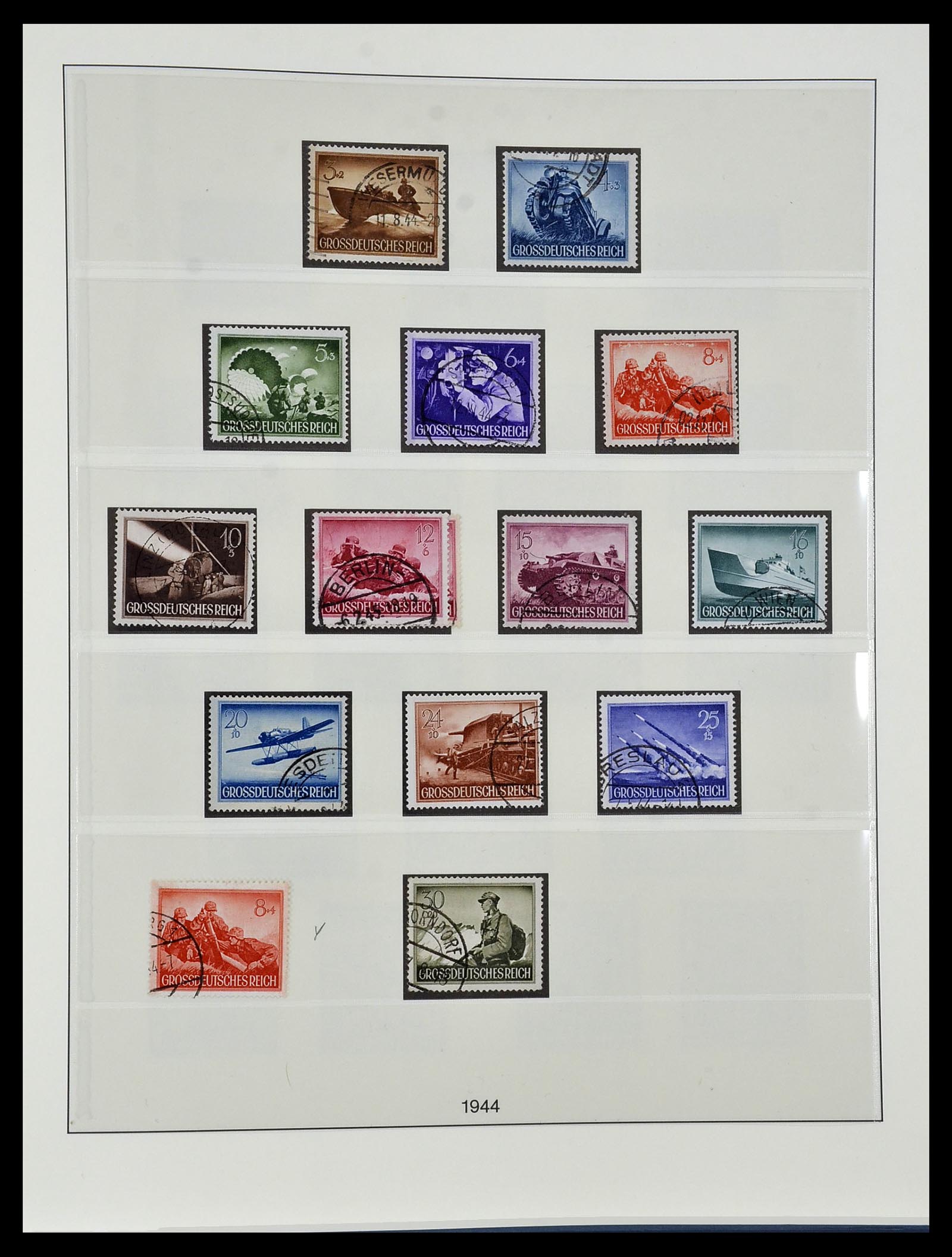 34055 044 - Postzegelverzameling 34055 Duitse Rijk 1933-1945.