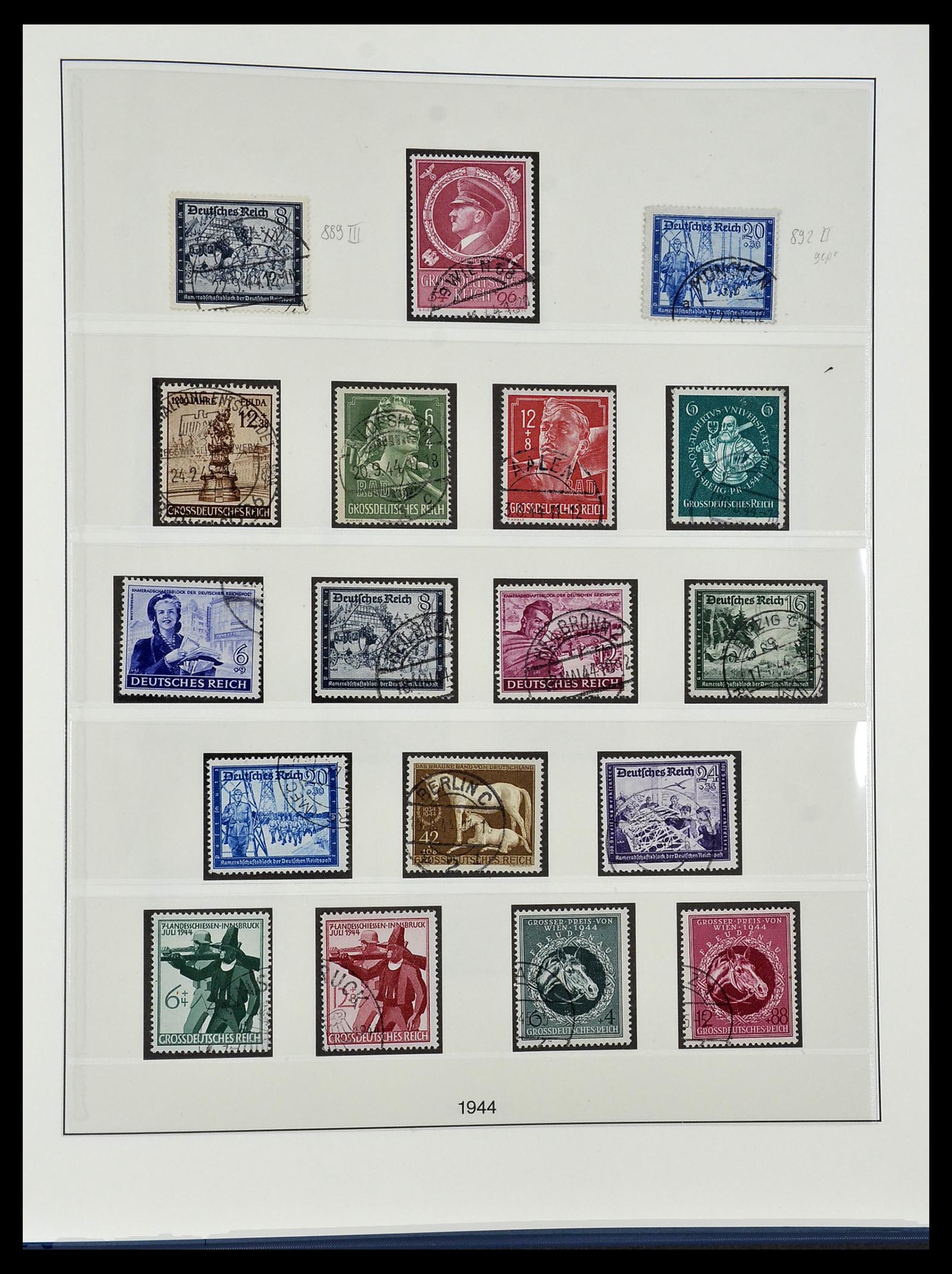 34055 045 - Postzegelverzameling 34055 Duitse Rijk 1933-1945.