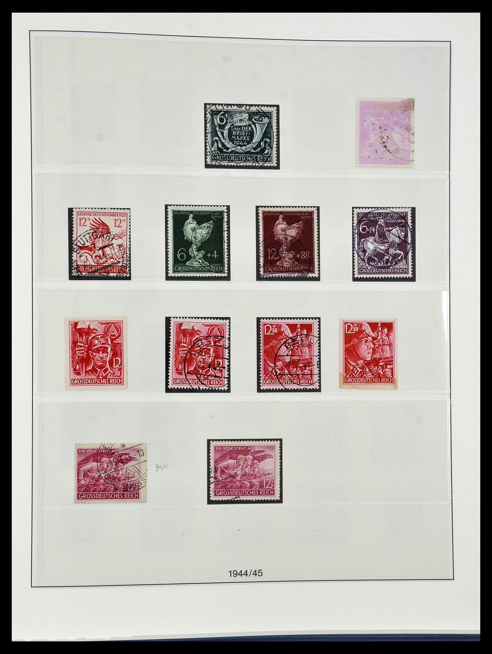 34055 046 - Postzegelverzameling 34055 Duitse Rijk 1933-1945.