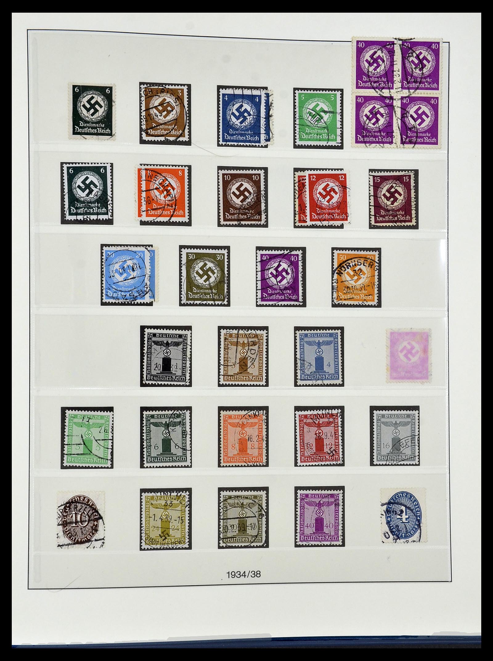 34055 047 - Postzegelverzameling 34055 Duitse Rijk 1933-1945.