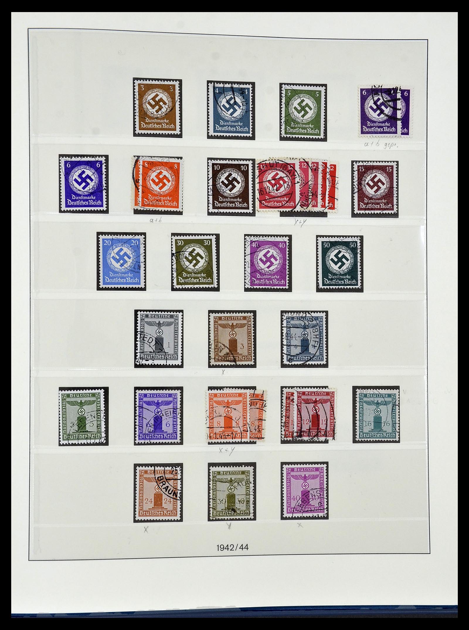 34055 048 - Postzegelverzameling 34055 Duitse Rijk 1933-1945.