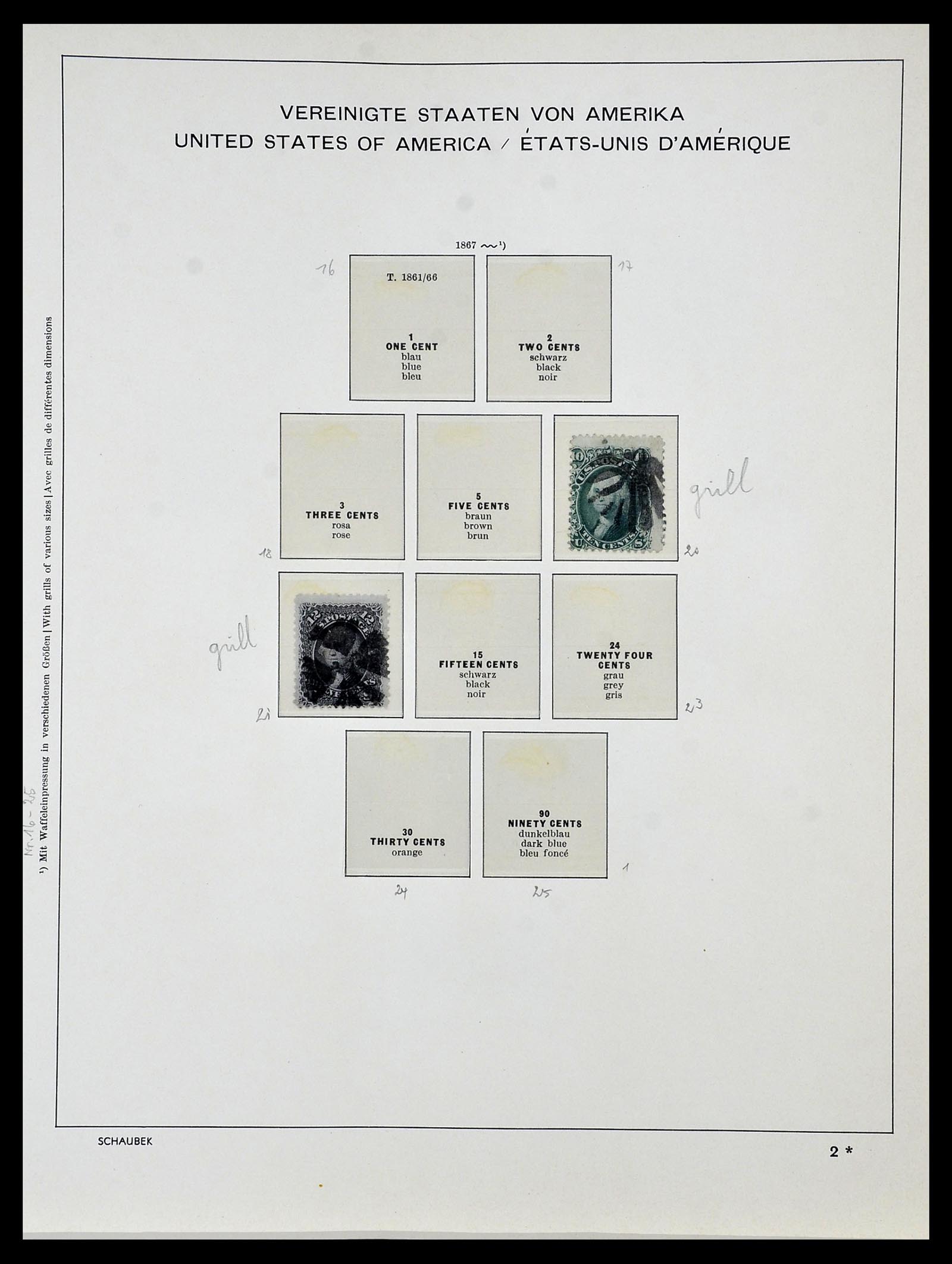 34056 003 - Postzegelverzameling 34056 USA 1851-1972.