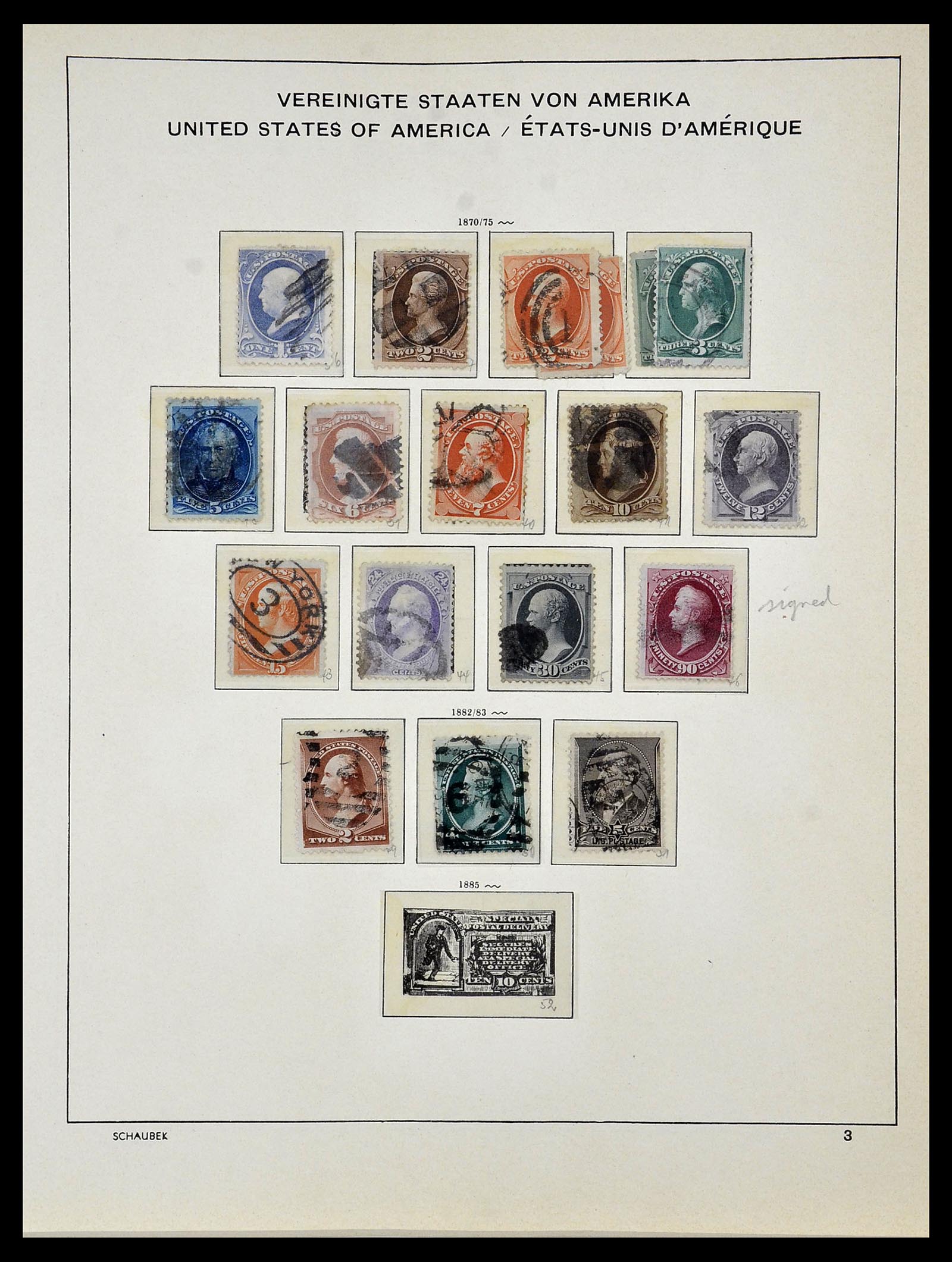 34056 004 - Stamp collection 34056 USA 1851-1972.