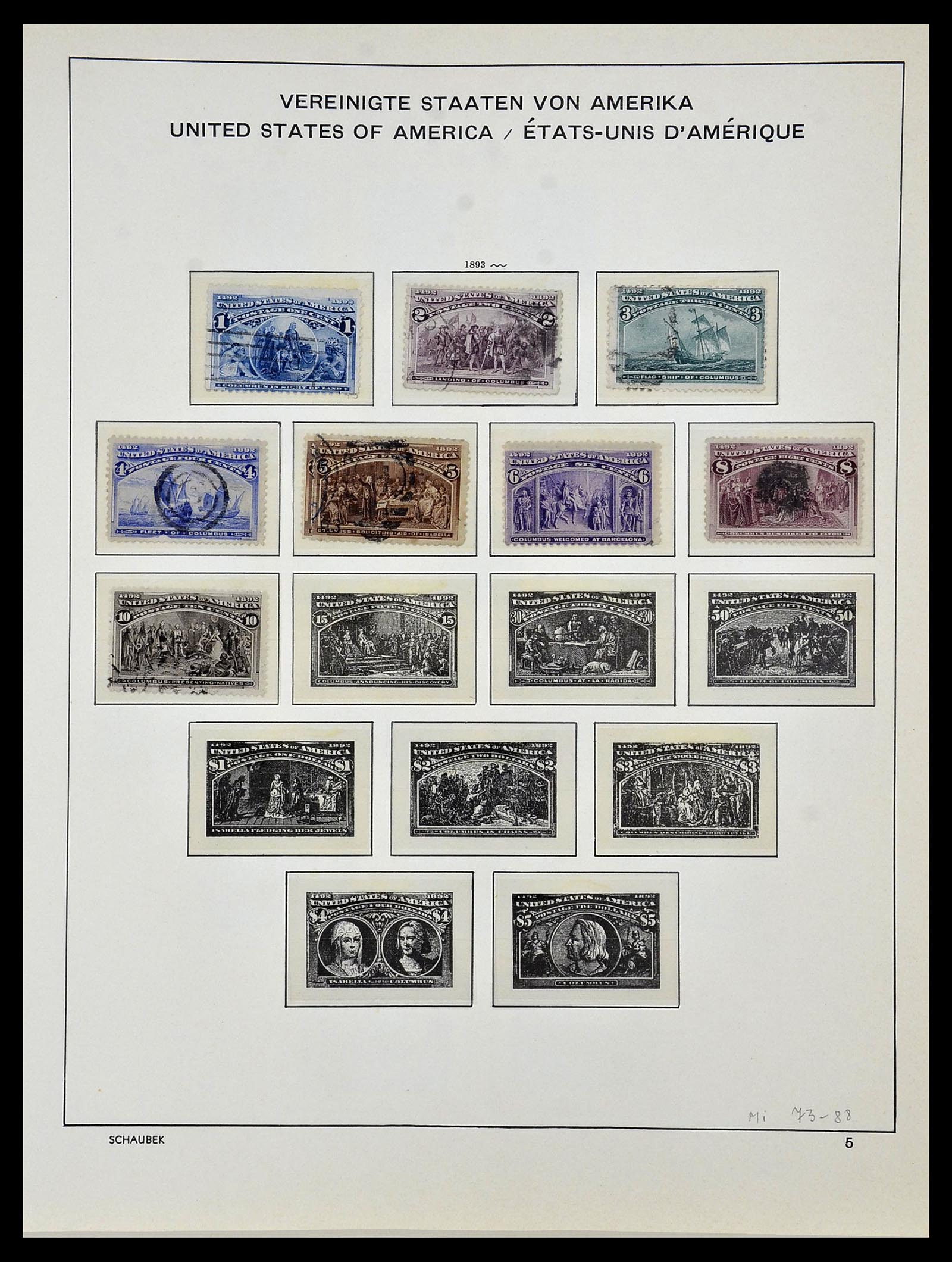 34056 006 - Stamp collection 34056 USA 1851-1972.