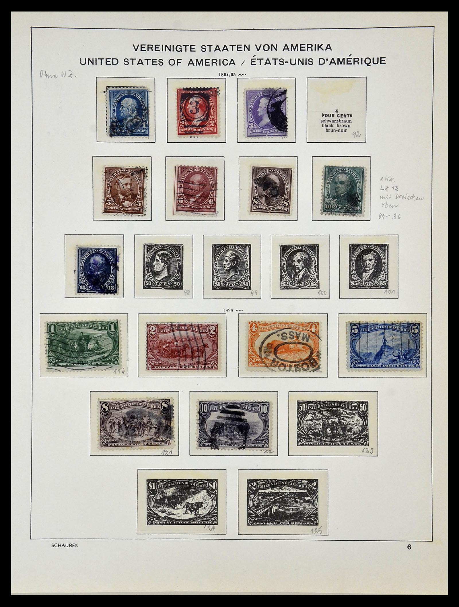 34056 007 - Stamp collection 34056 USA 1851-1972.