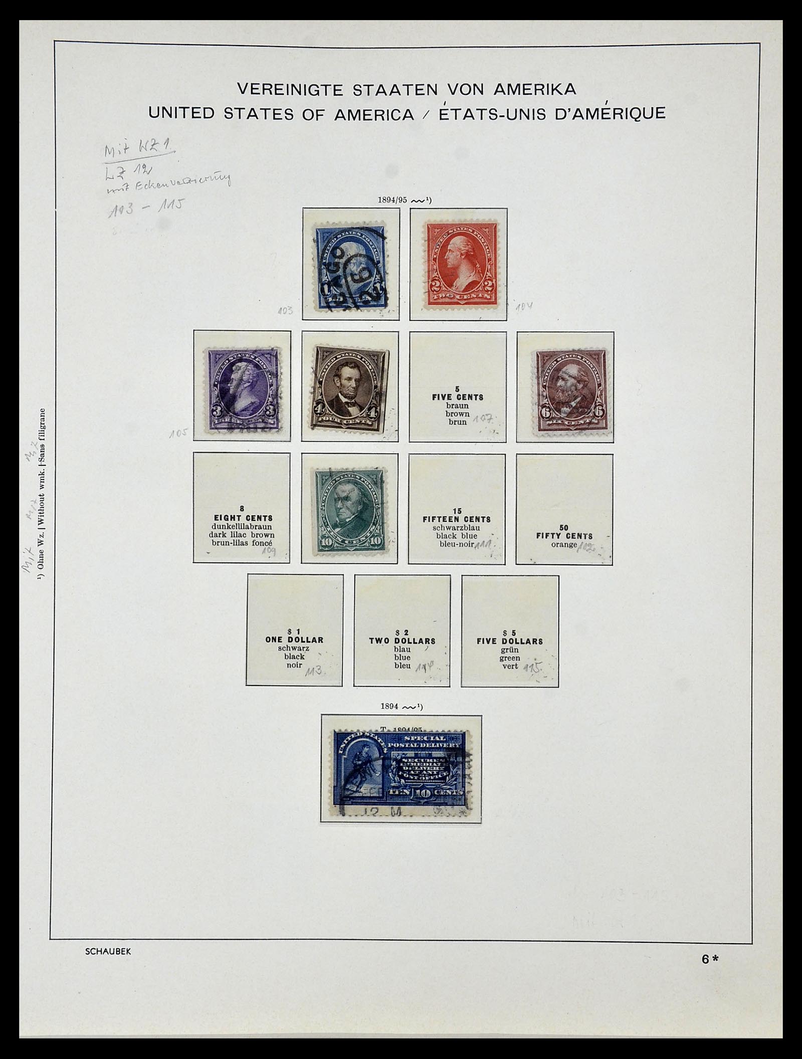34056 008 - Stamp collection 34056 USA 1851-1972.