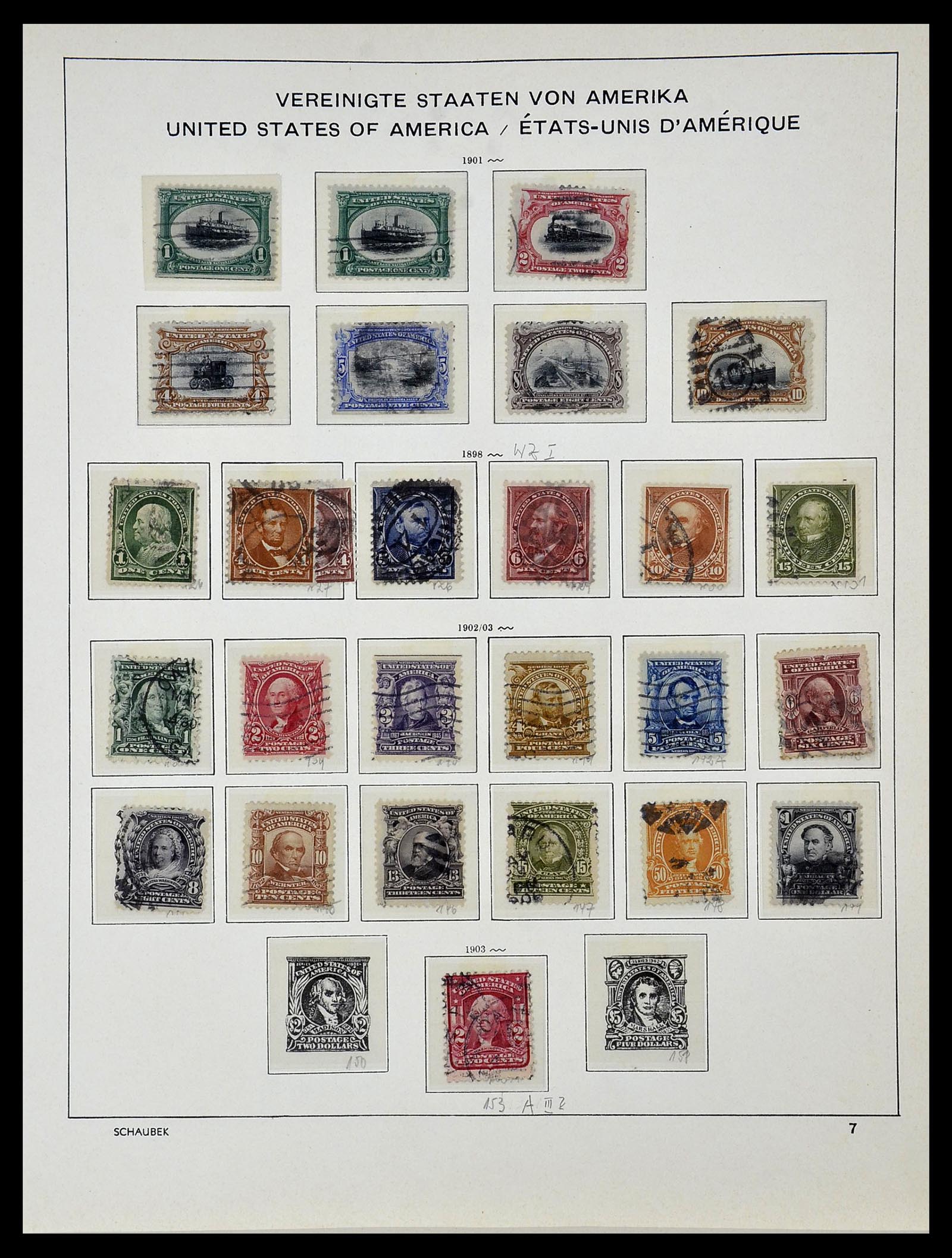 34056 009 - Postzegelverzameling 34056 USA 1851-1972.