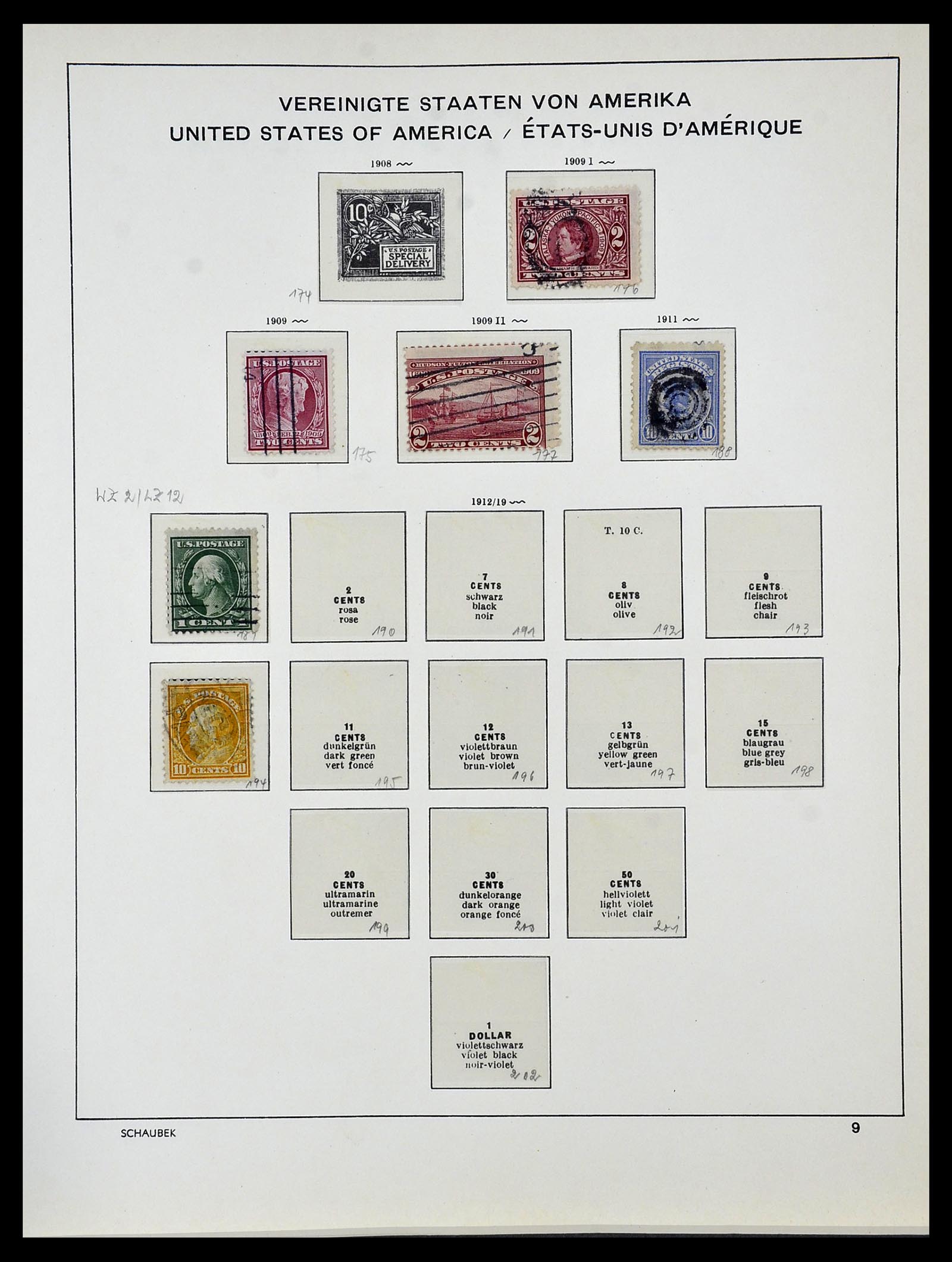 34056 012 - Stamp collection 34056 USA 1851-1972.