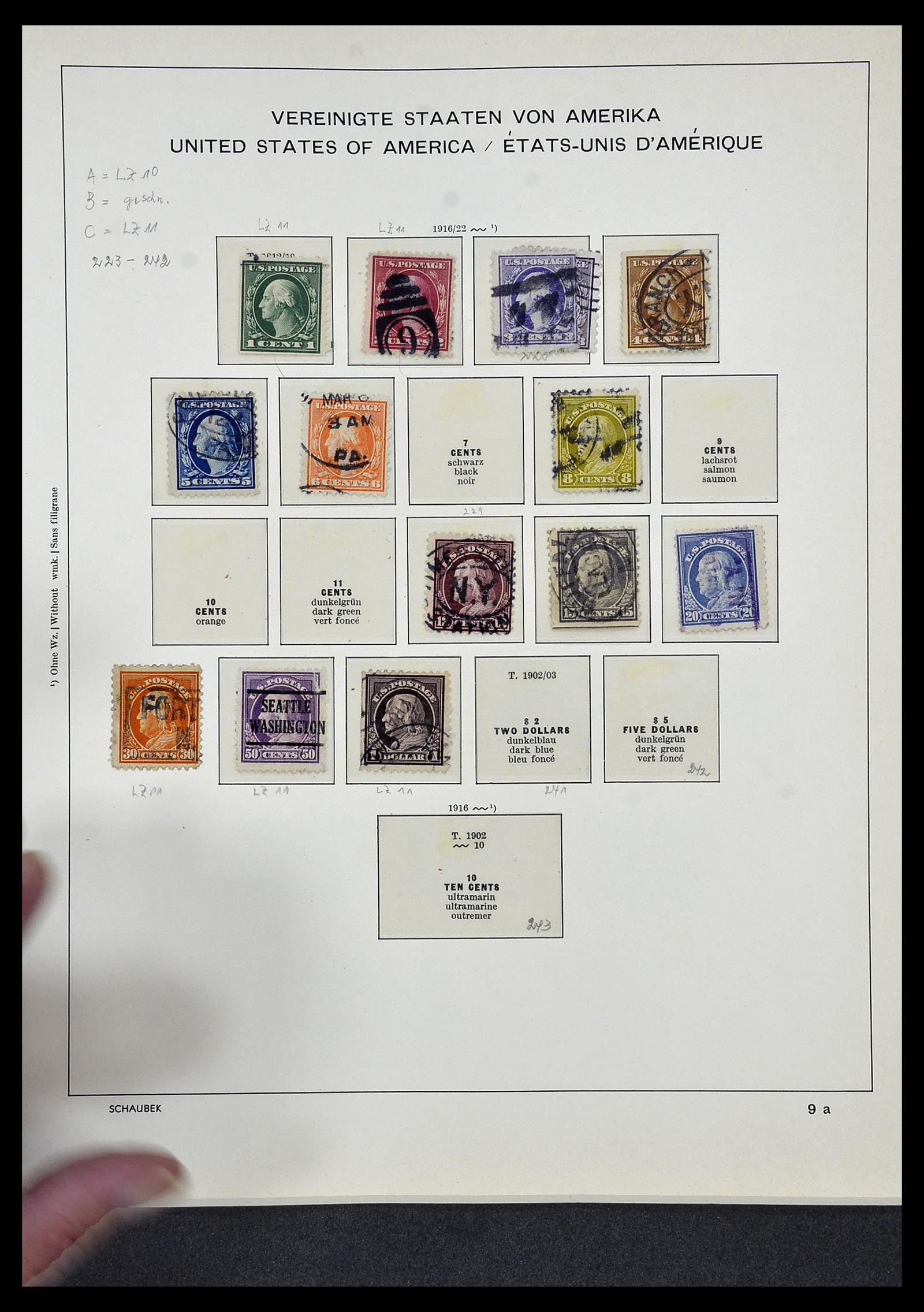 34056 013 - Stamp collection 34056 USA 1851-1972.