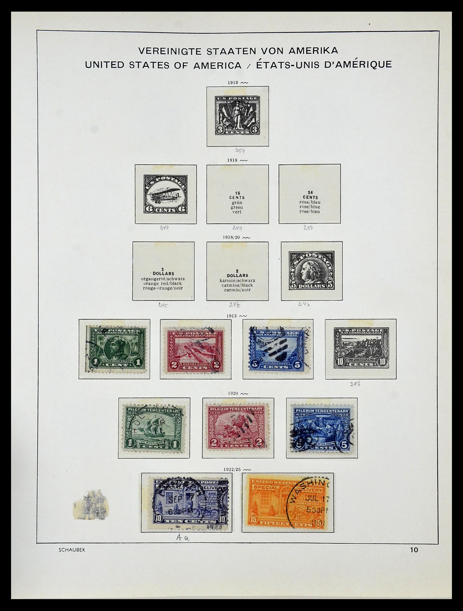 34056 014 - Postzegelverzameling 34056 USA 1851-1972.