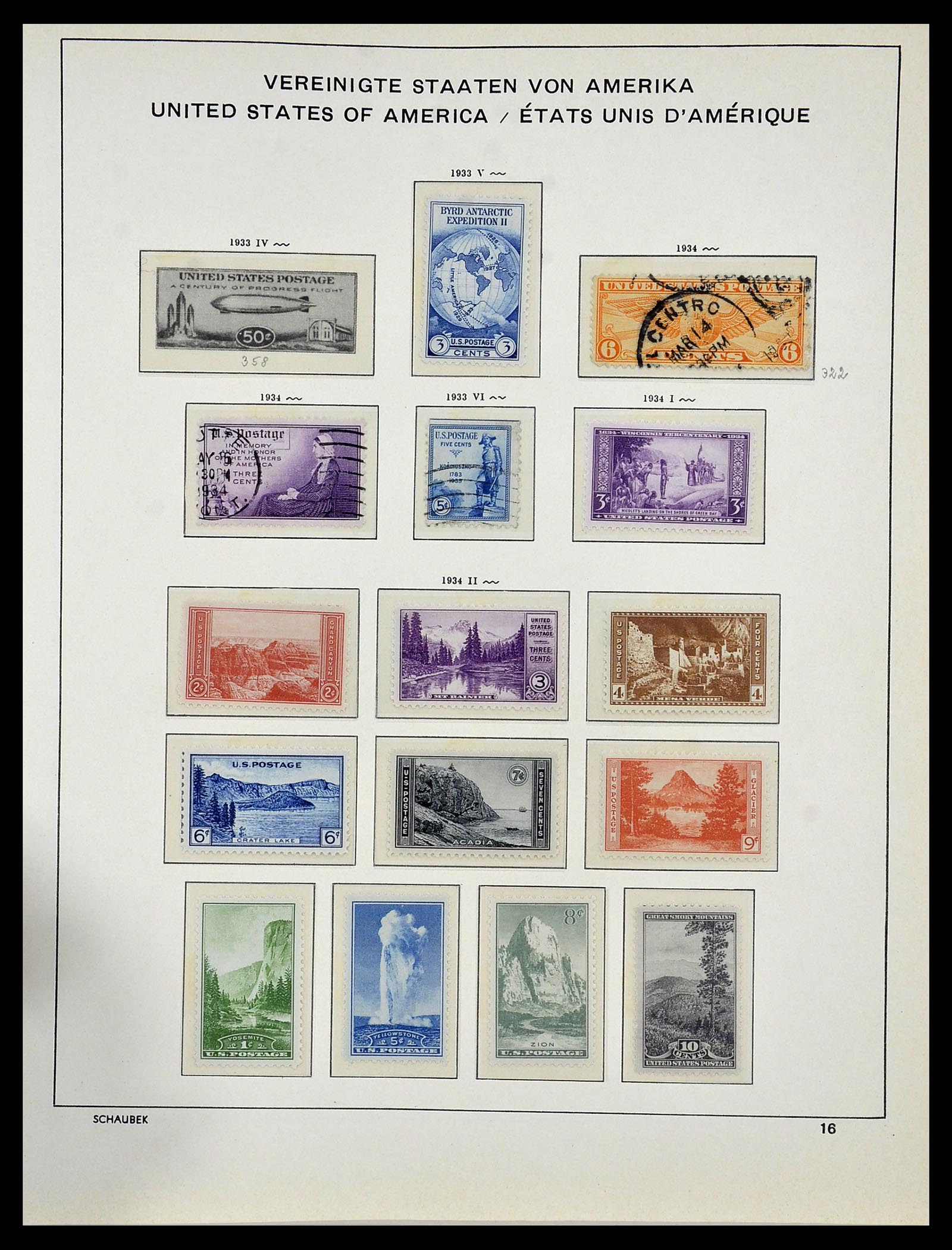 34056 020 - Stamp collection 34056 USA 1851-1972.