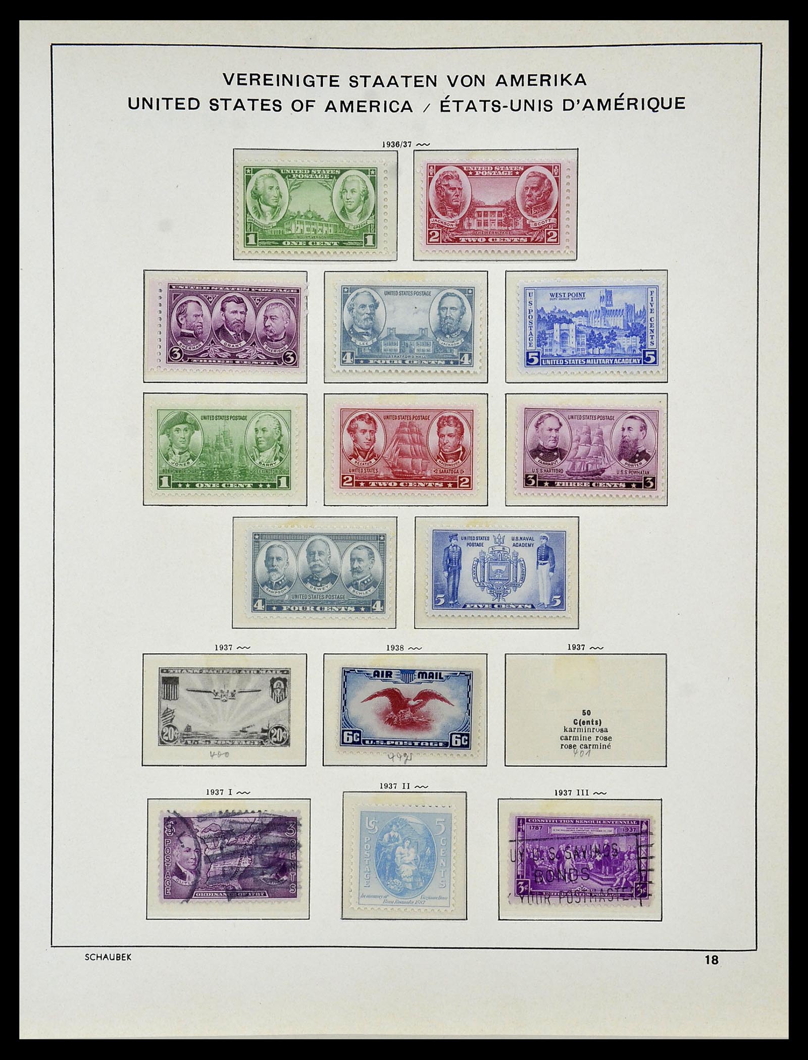 34056 027 - Stamp collection 34056 USA 1851-1972.