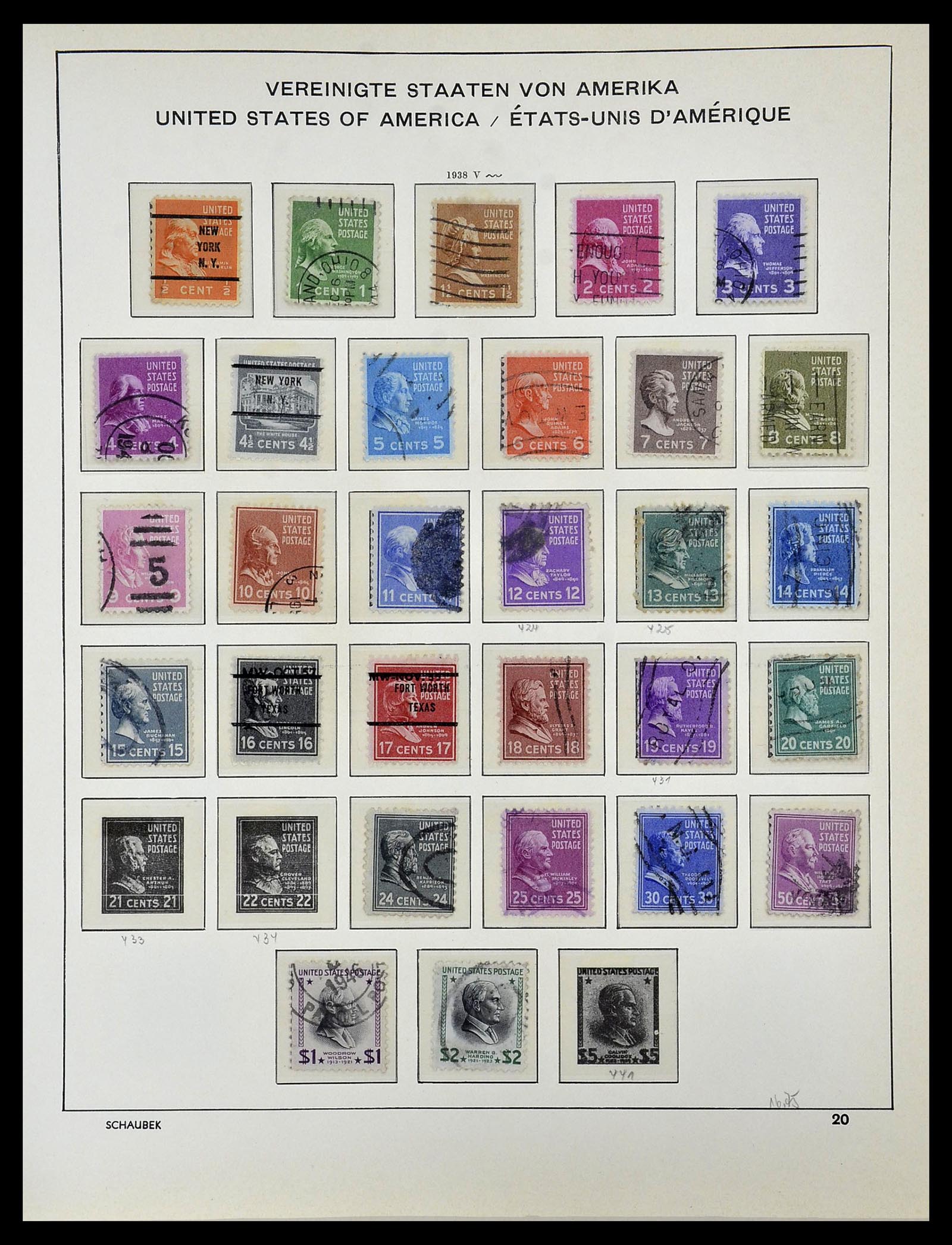34056 030 - Postzegelverzameling 34056 USA 1851-1972.