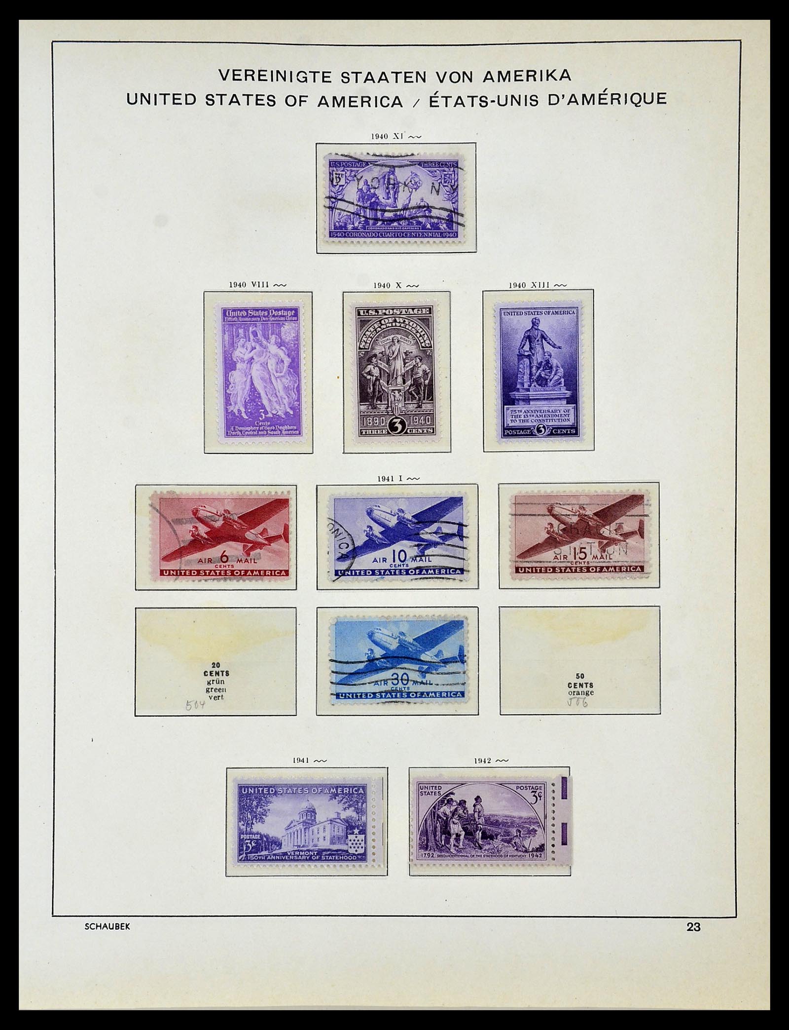 34056 034 - Postzegelverzameling 34056 USA 1851-1972.