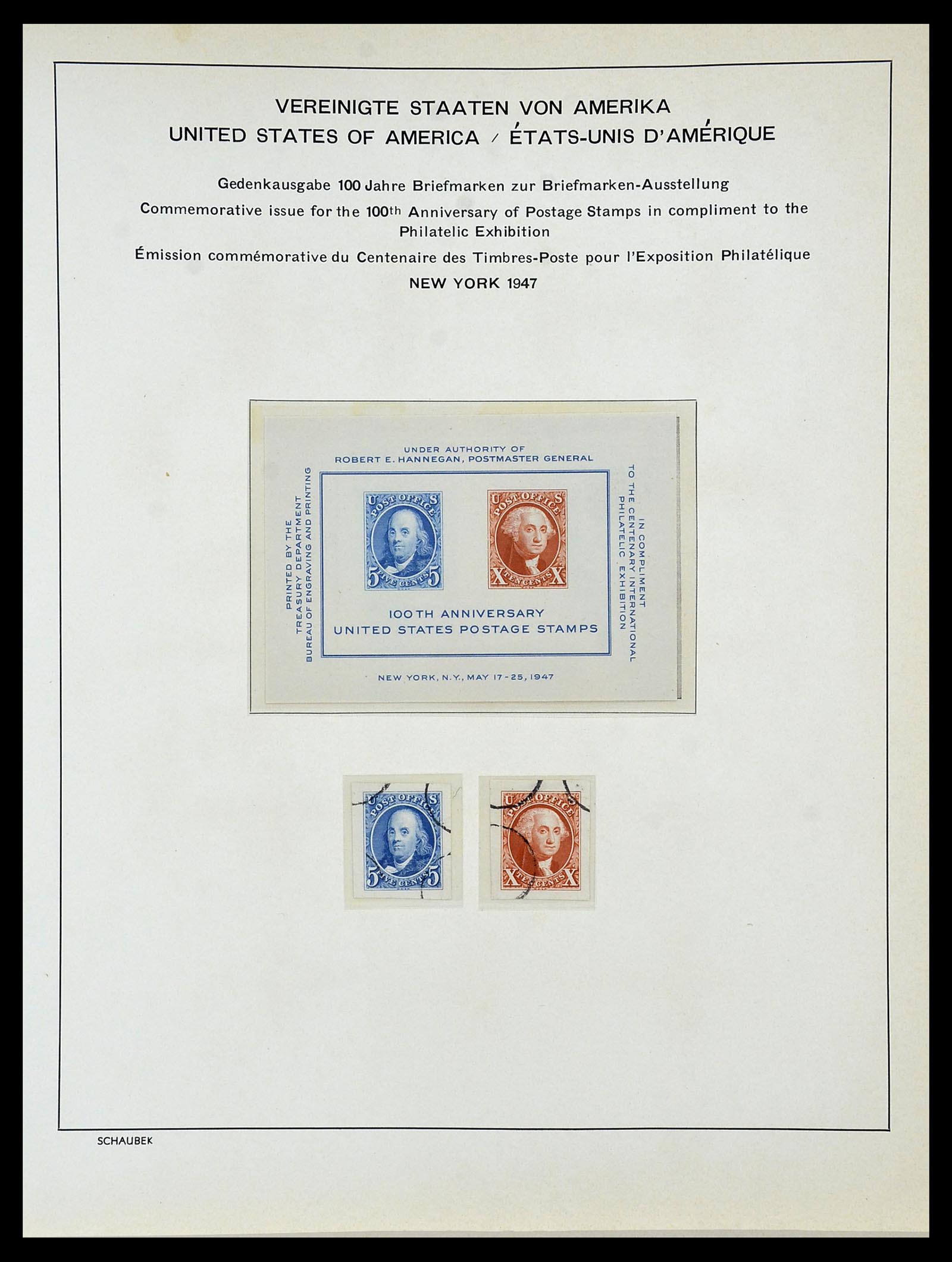 34056 039 - Postzegelverzameling 34056 USA 1851-1972.