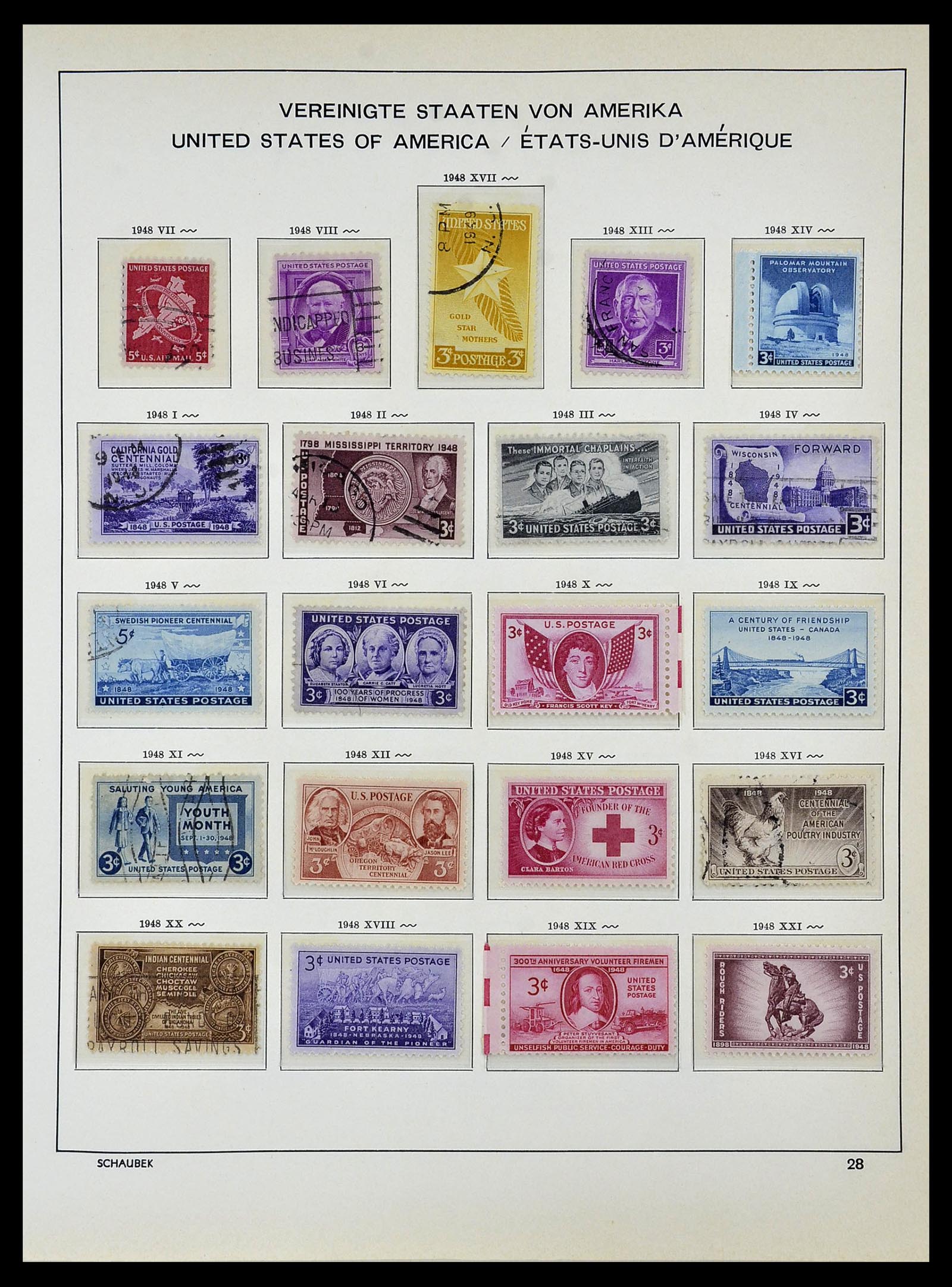 34056 040 - Postzegelverzameling 34056 USA 1851-1972.