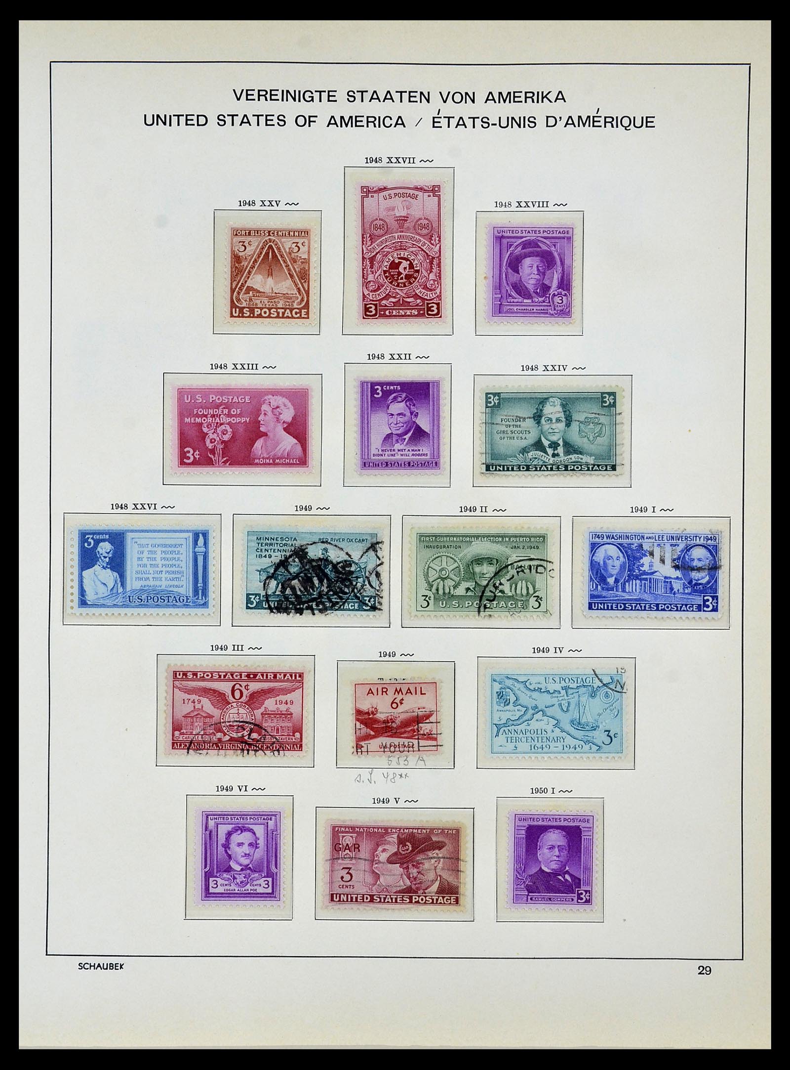 34056 041 - Postzegelverzameling 34056 USA 1851-1972.