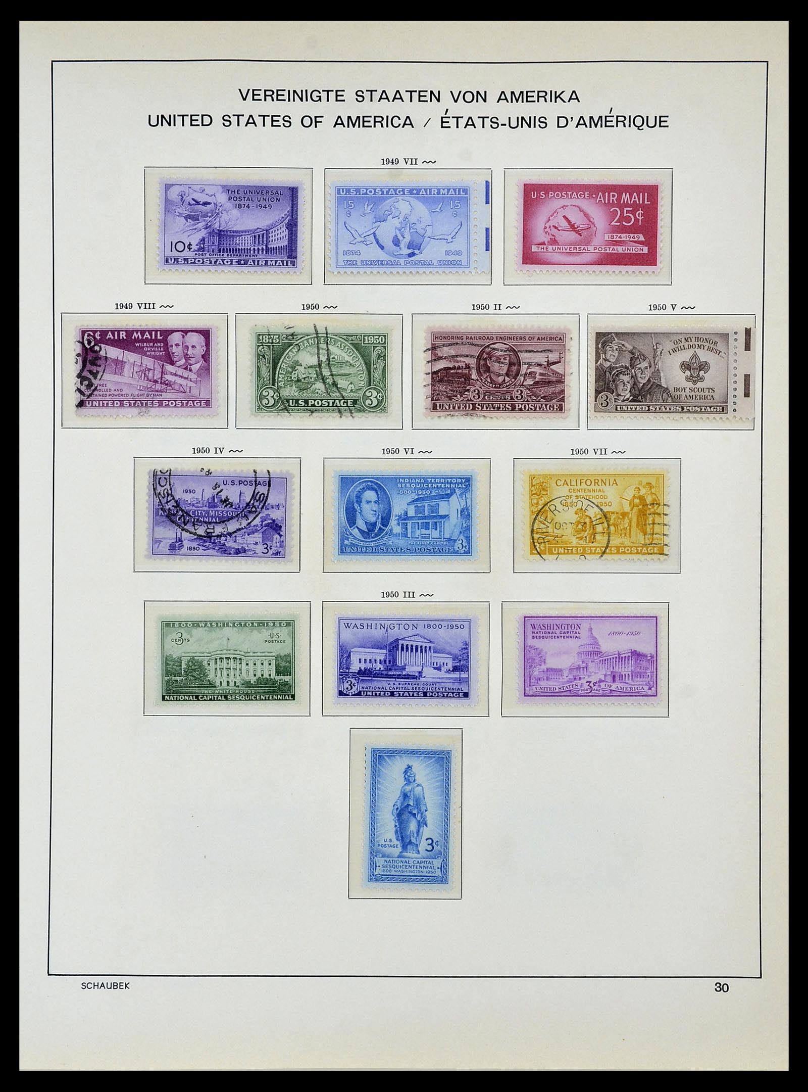 34056 042 - Postzegelverzameling 34056 USA 1851-1972.