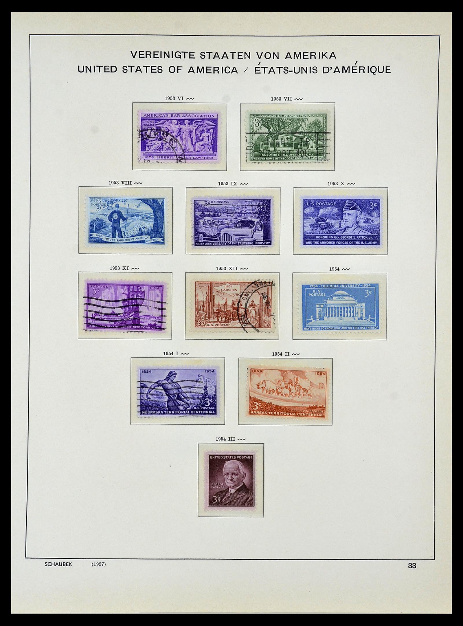 34056 045 - Postzegelverzameling 34056 USA 1851-1972.