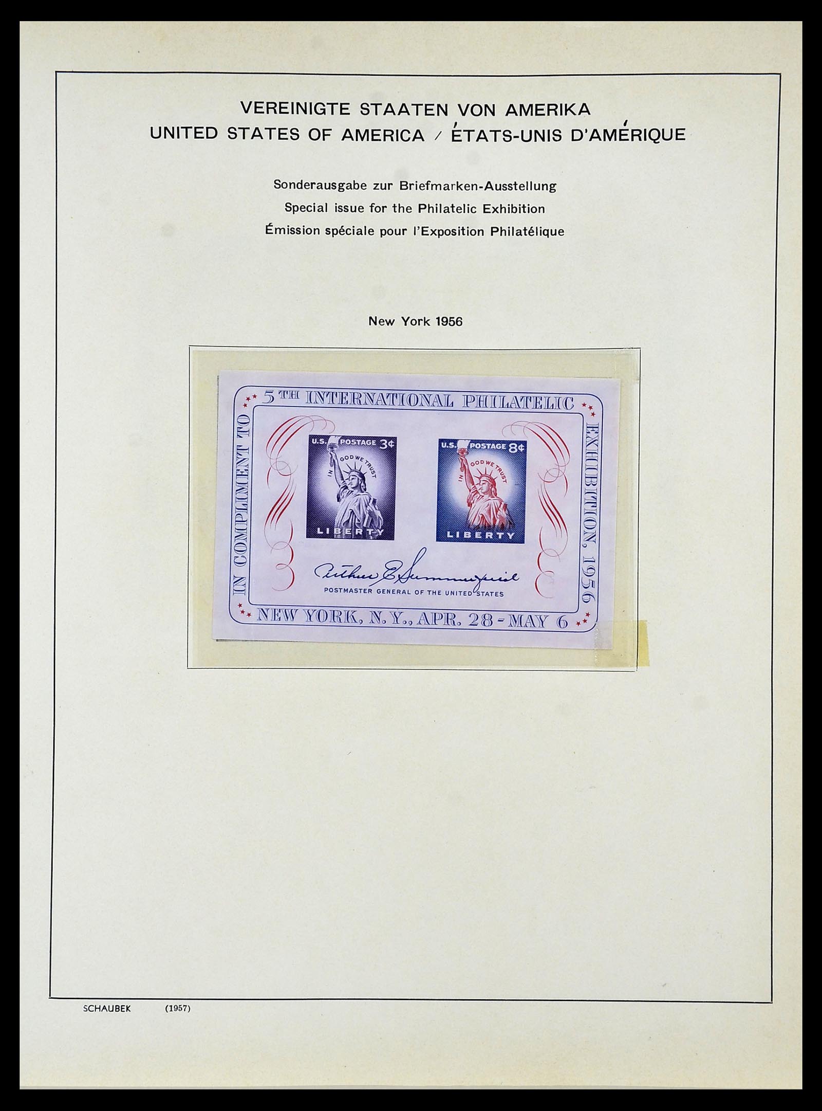 34056 048 - Stamp collection 34056 USA 1851-1972.